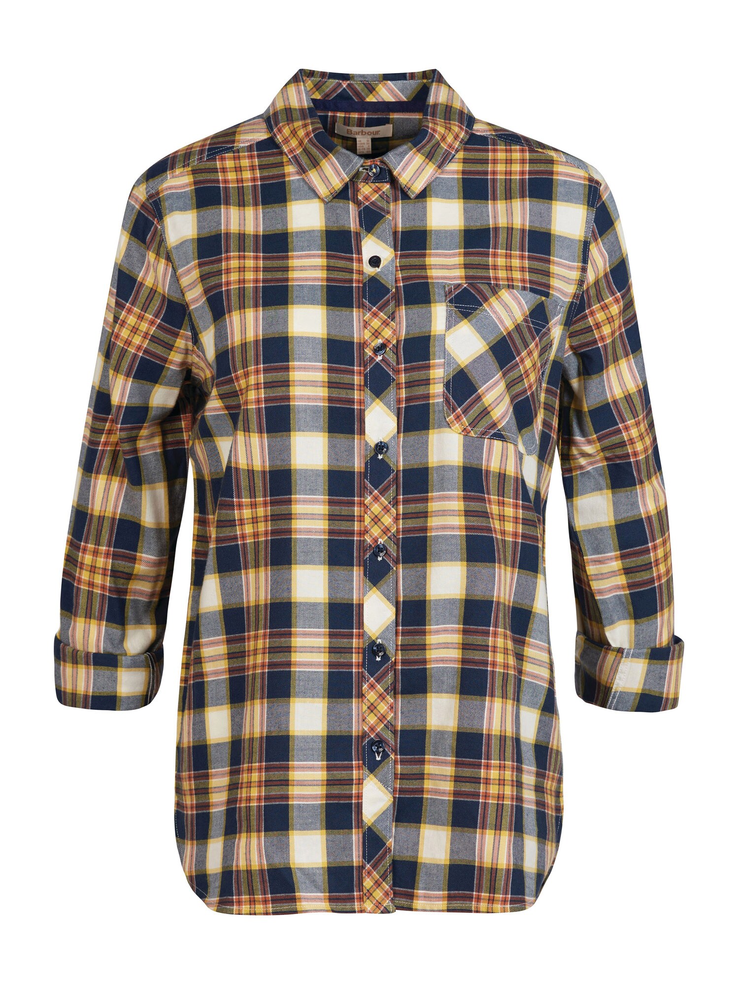 Barbour Blúzka 'Shoreside'  krémová / námornícka modrá / žltá / tmavočervená