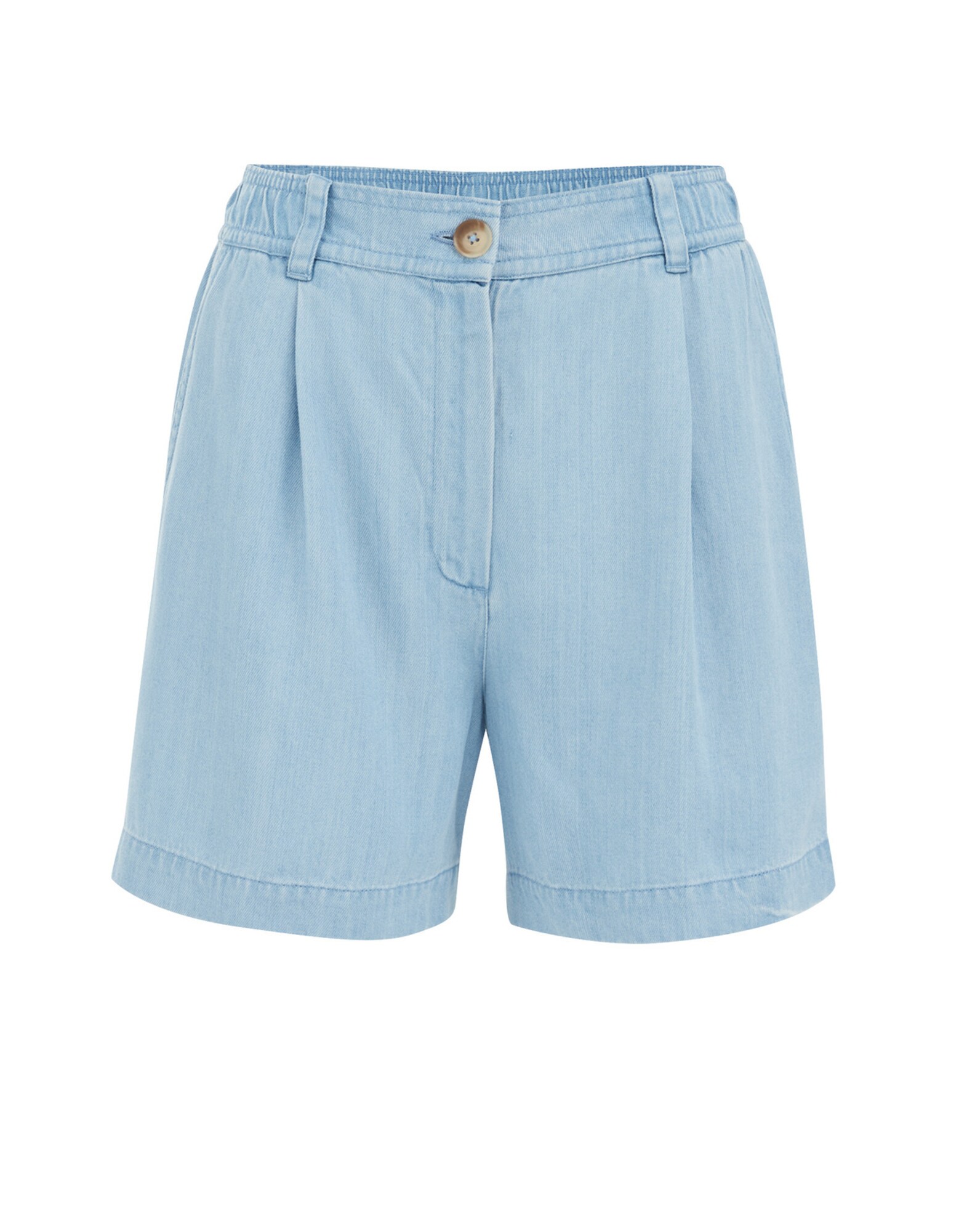 WE Fashion Pantaloni cu cute  albastru deschis