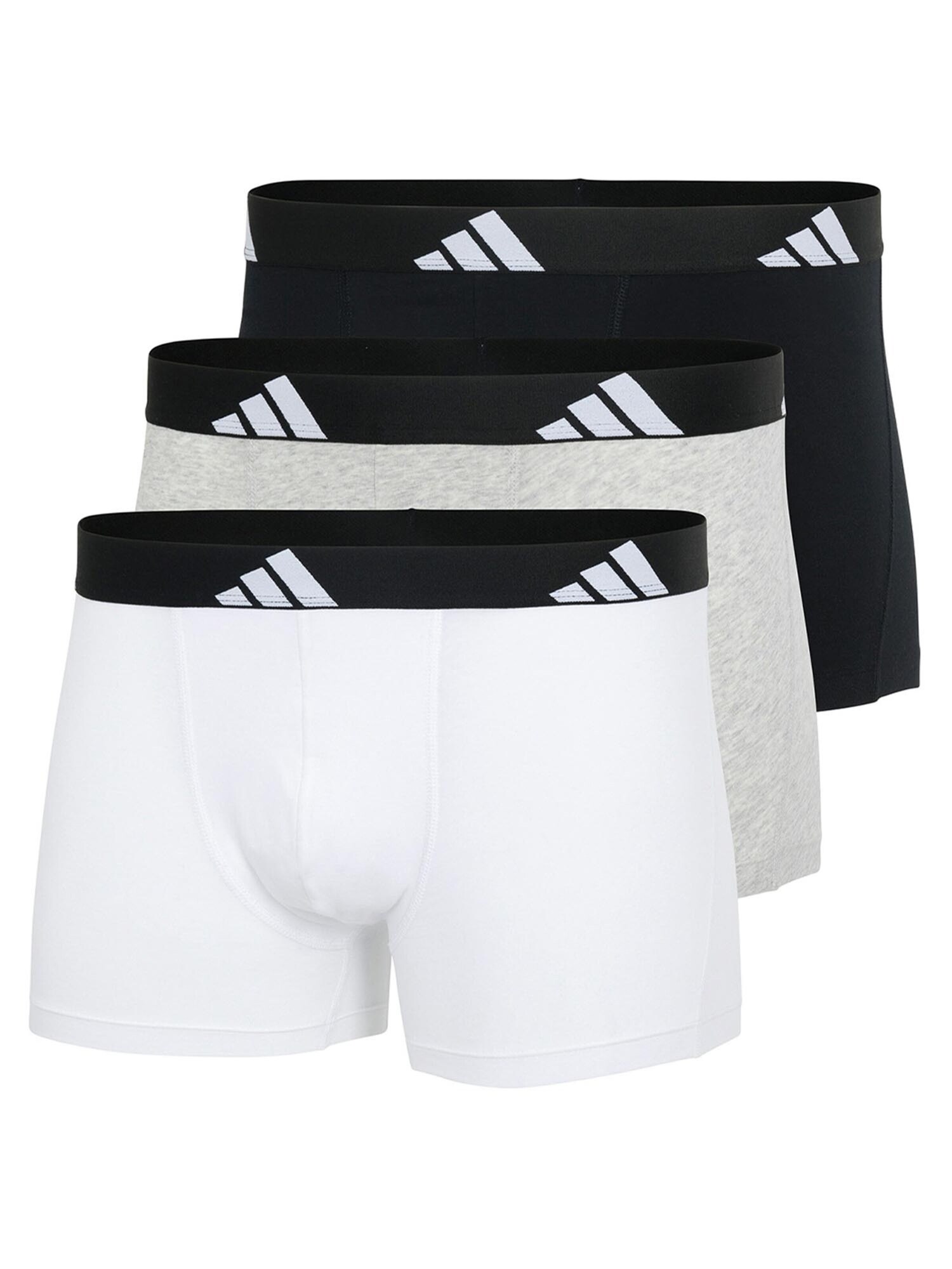 ADIDAS SPORTSWEAR Calzoncillo largo 'Active Flex' gris / negro / blanco