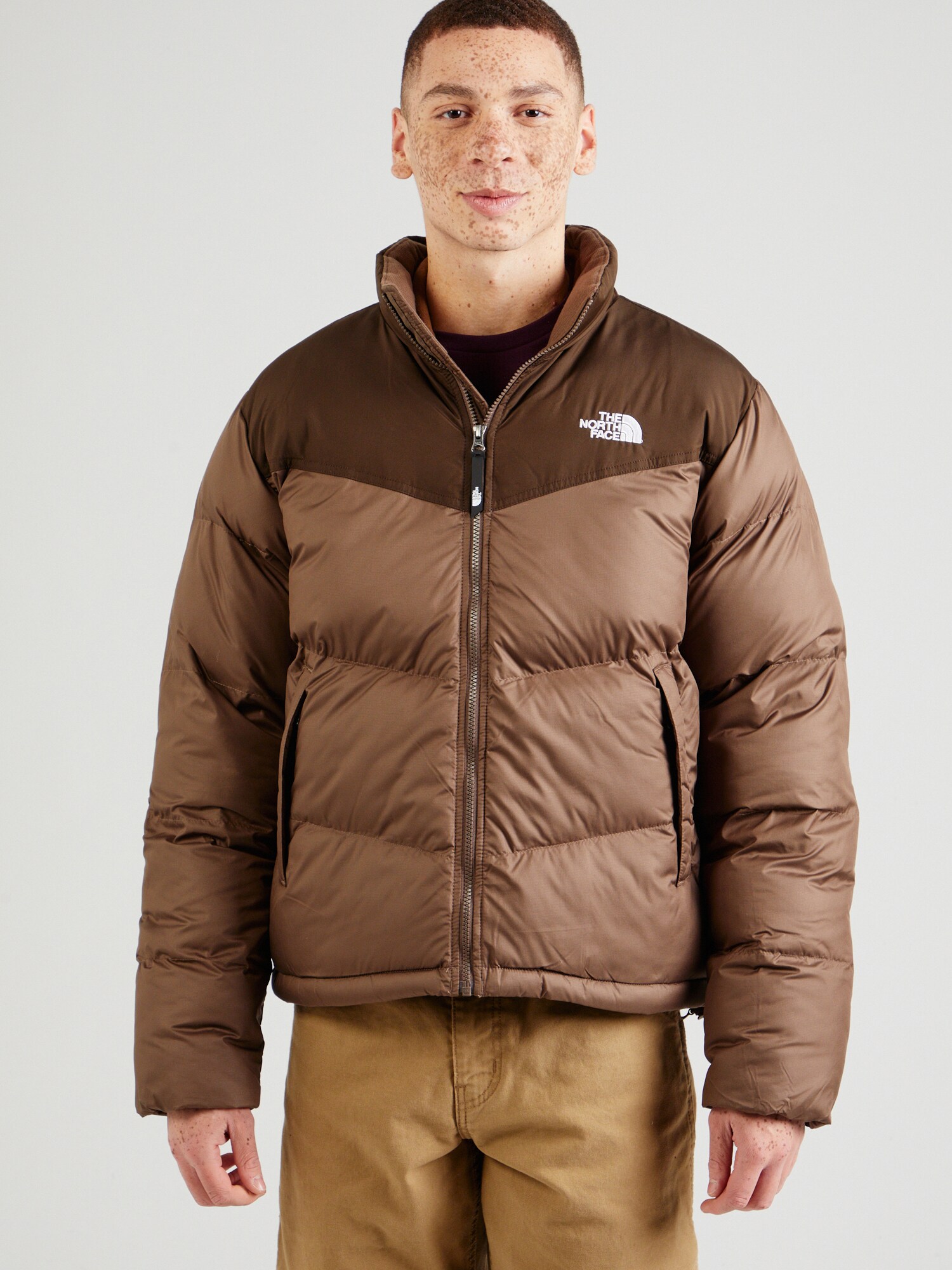 THE NORTH FACE Kültéri kabátok 'SAIKURU'  barna / brokát termék 2. képe