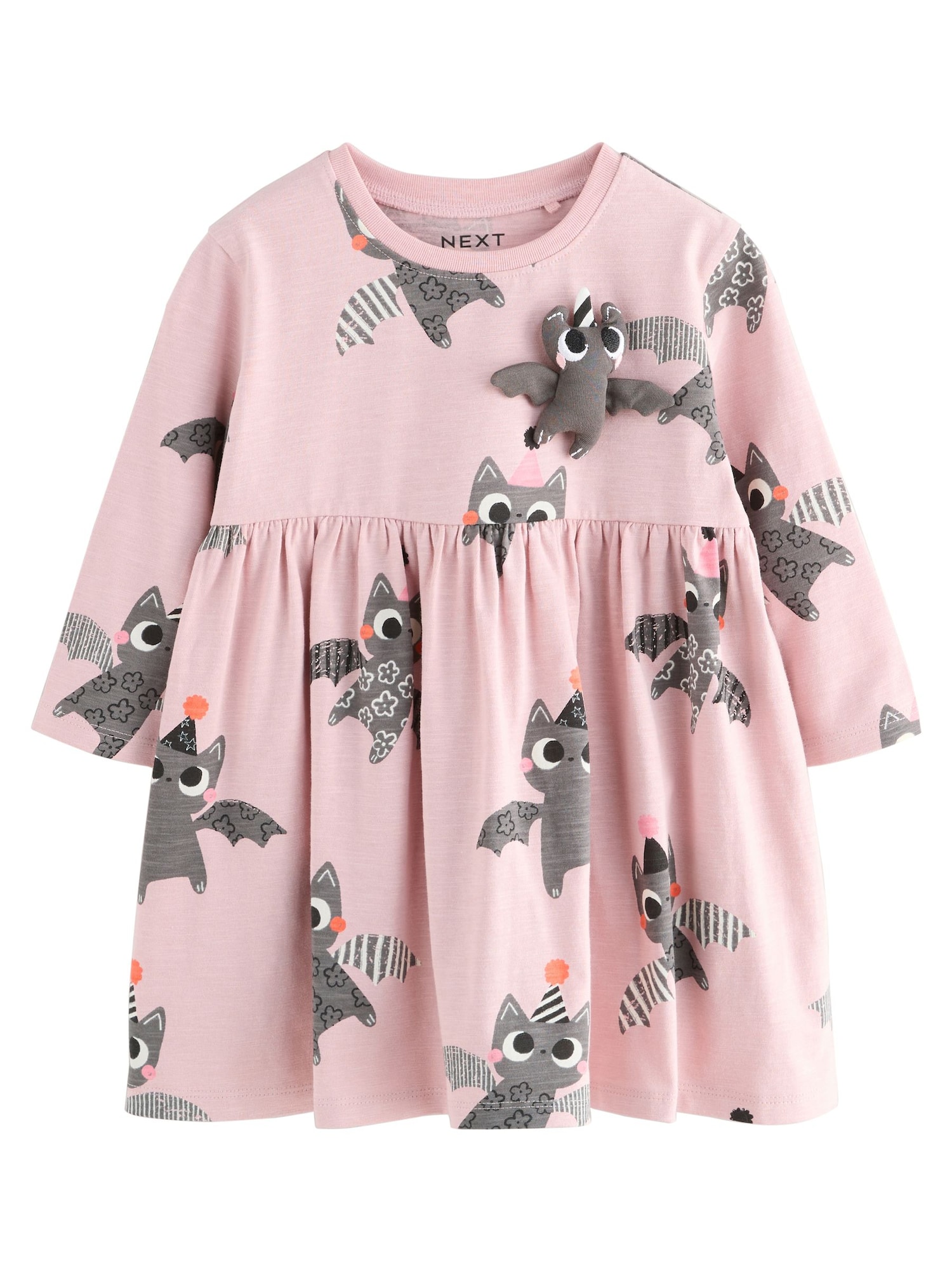 Next Rochie  gri / roz