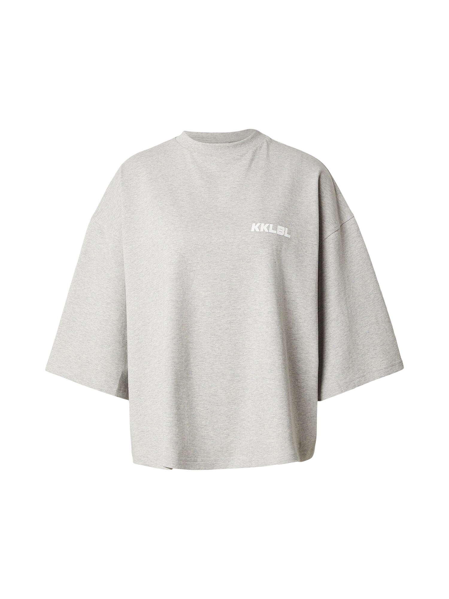 Karo Kauer Tricou  gri amestecat / alb