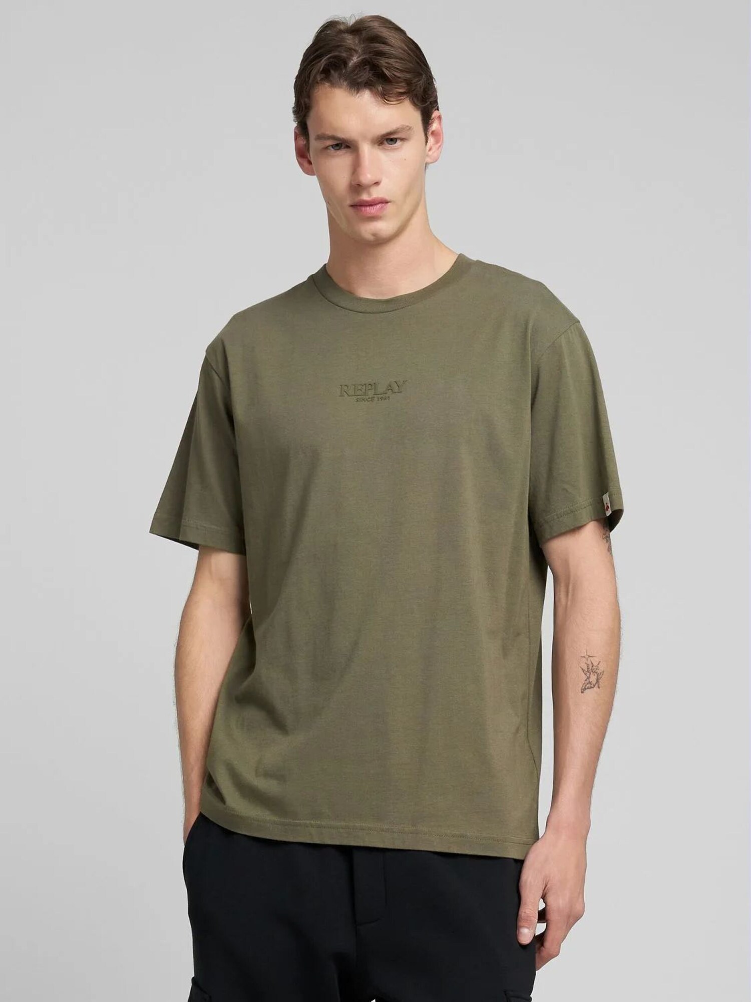 REPLAY Camiseta  marrón