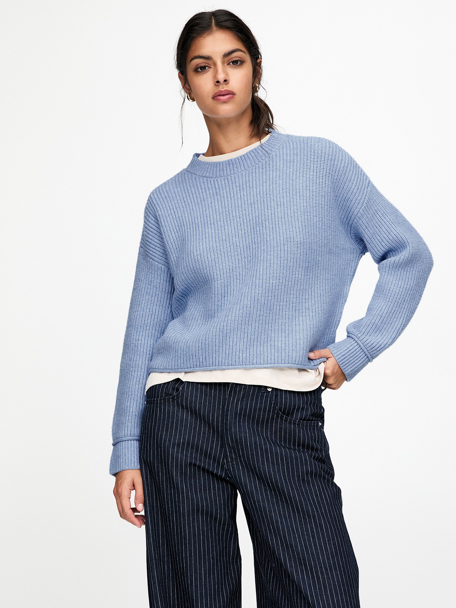 Pull&Bear Pulóver  opál termék 2. képe