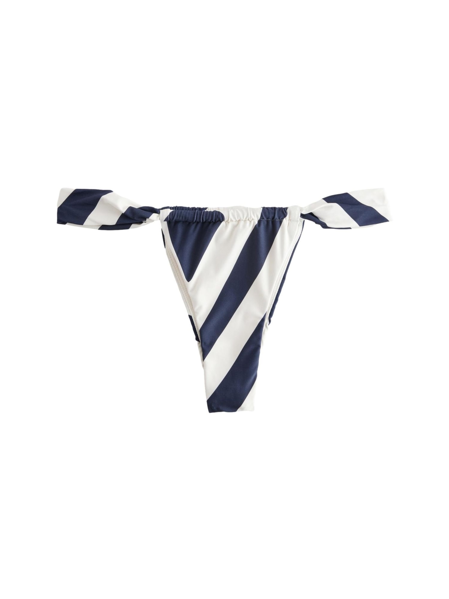 Next Slip costum de baie  bleumarin / alb
