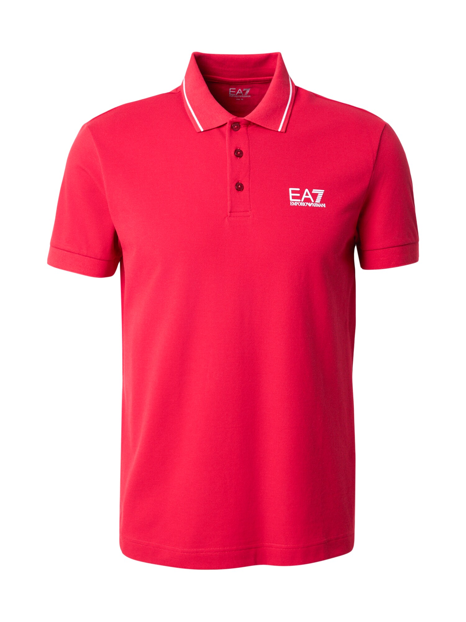 EA7 Emporio Armani Tricou  roșu / alb