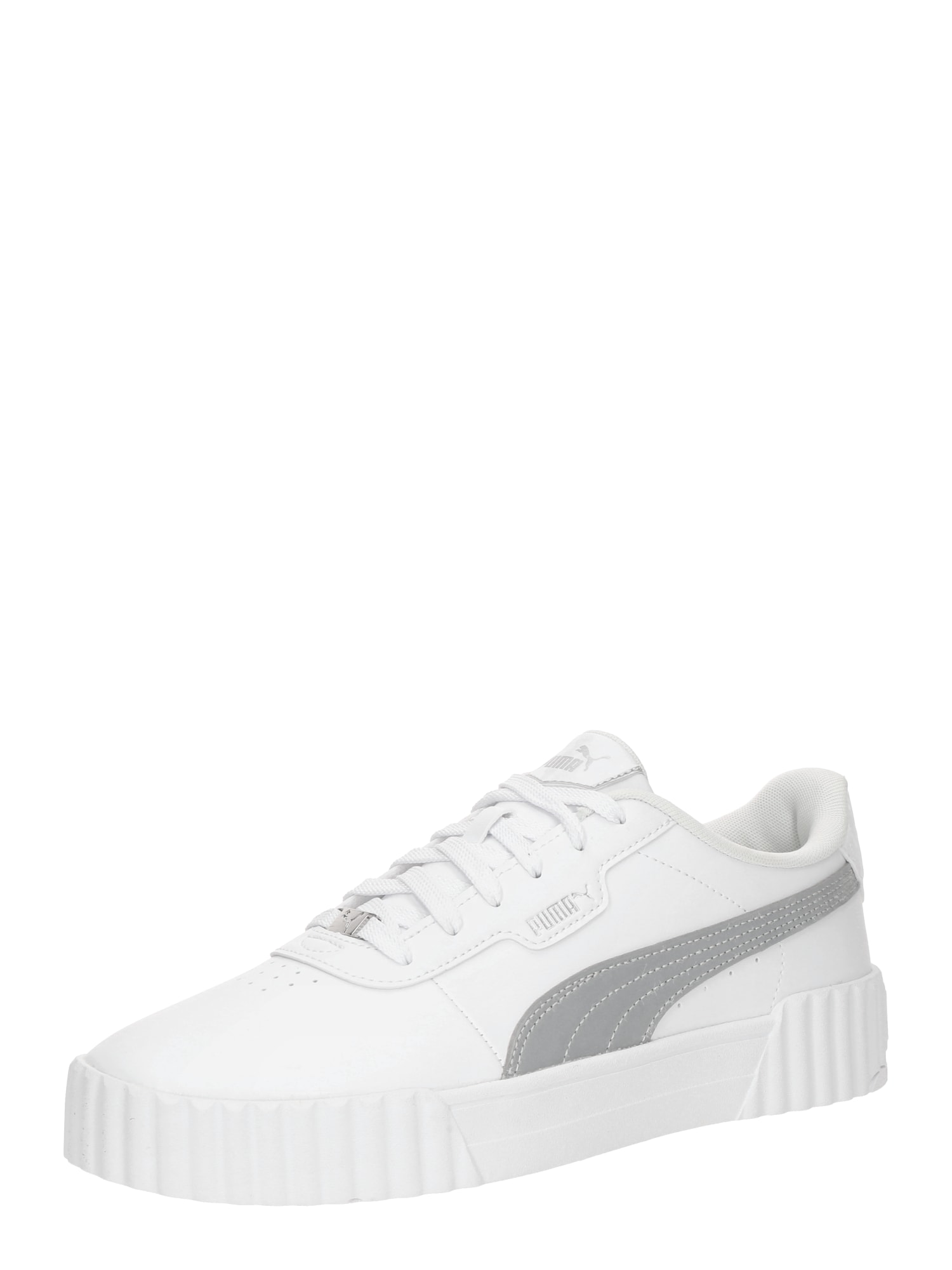 PUMA Sneaker low Carina 3.0 DayINight  gri argintiu / alb