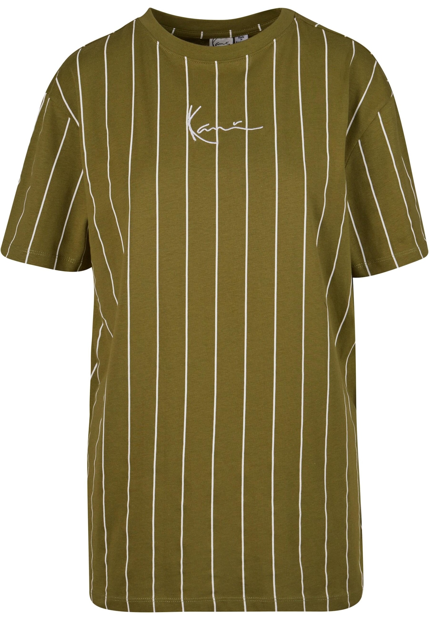 Karl Kani Тениска  маслина / бяло