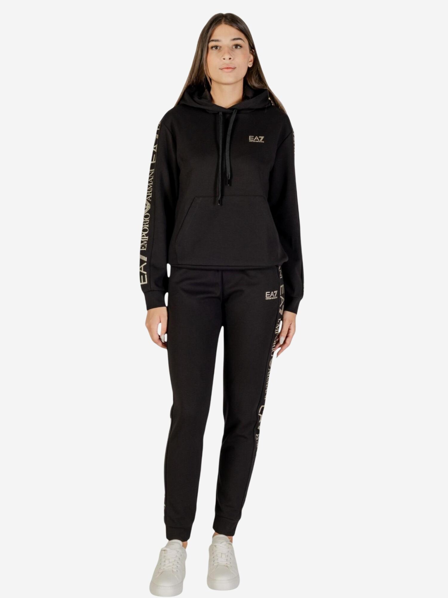 EA7 Emporio Armani Pantalón deportivo negro – imagen 8