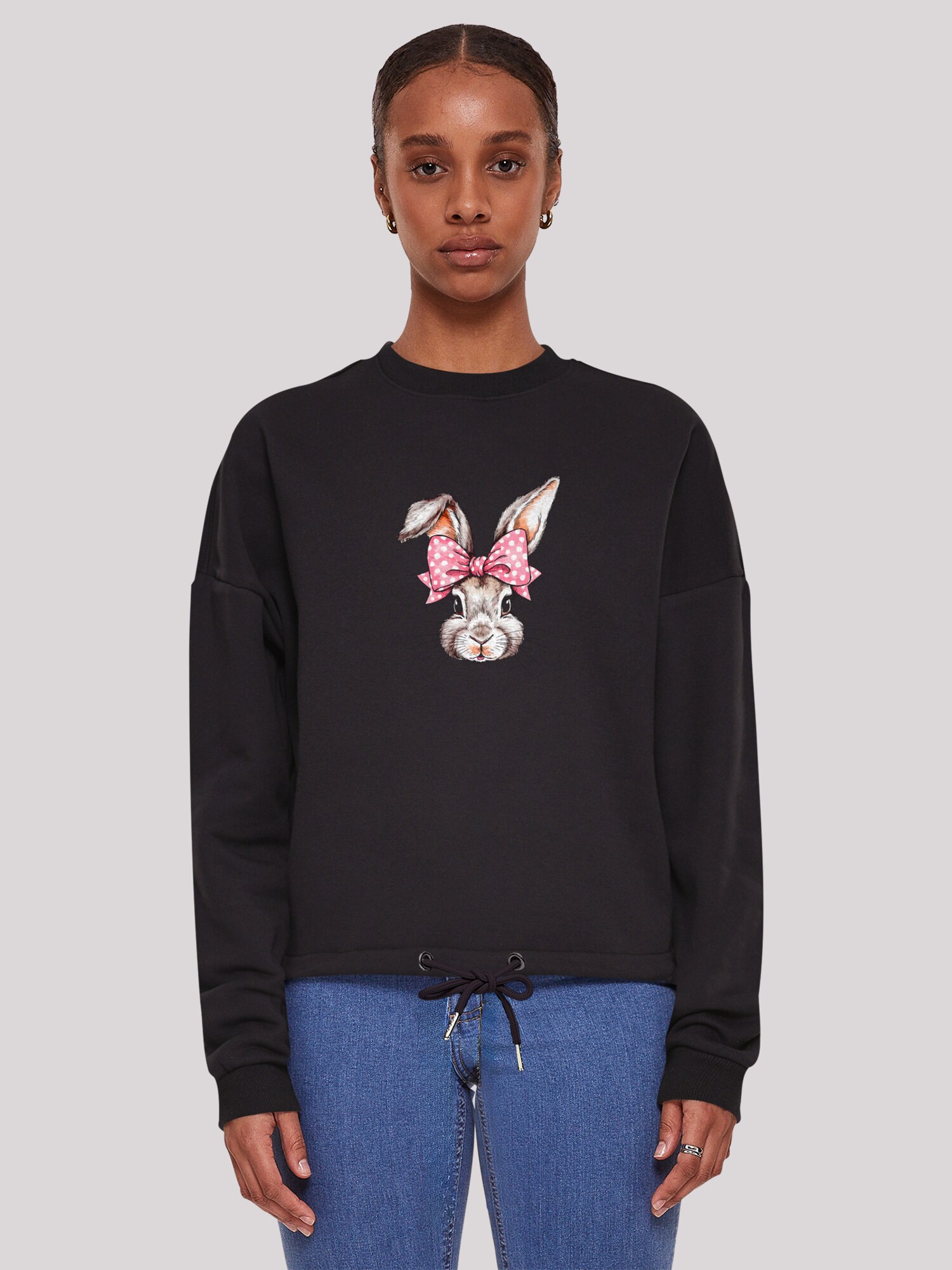 Thumbnail - F4NT4STIC Sweatshirt Niedlicher Hase mit Schleife