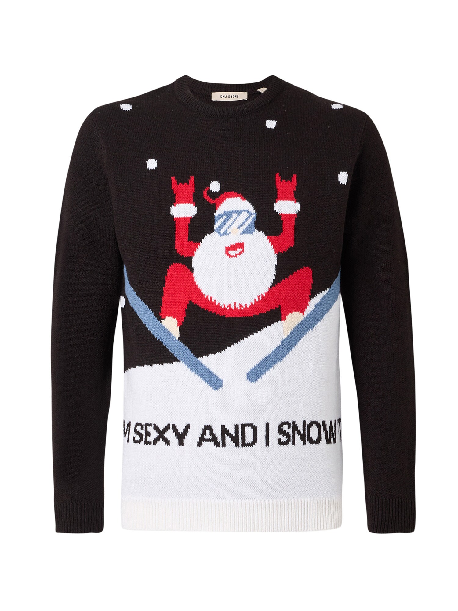 Only & Sons Pulover ONSXMAS  albastru deschis / roșu / negru / alb