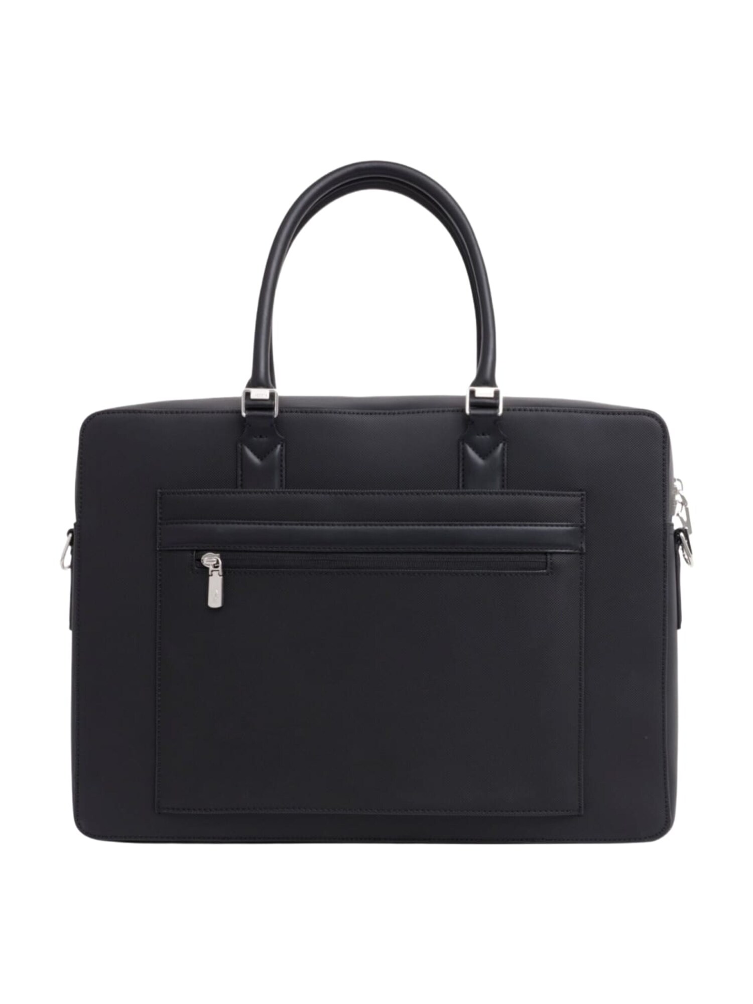 LACOSTE Bolso de mano 'Lacoste Sac ordinateur Langon Noir'  negro