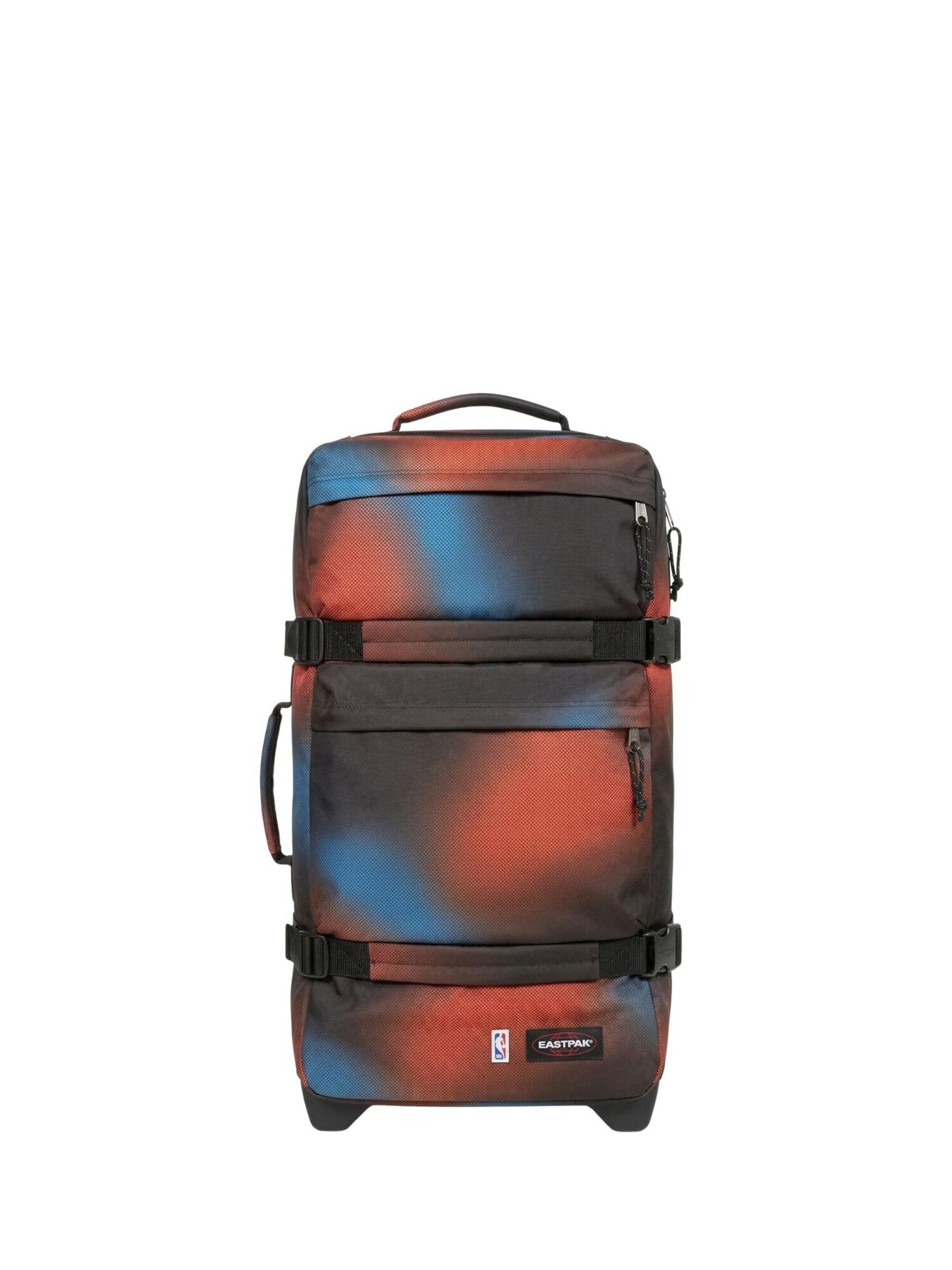 EASTPAK Bolsa de viaje 'Eastpak Sac de voyage 2 roulettes Transit'R M NBA Gradient'  azul / rojo