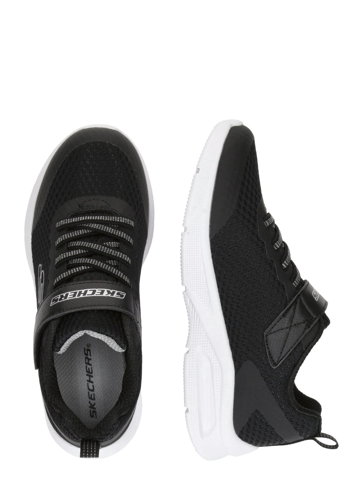 SKECHERS Sportcipő 'MICROSPEC MAX'  fekete / fehér termék 2. képe