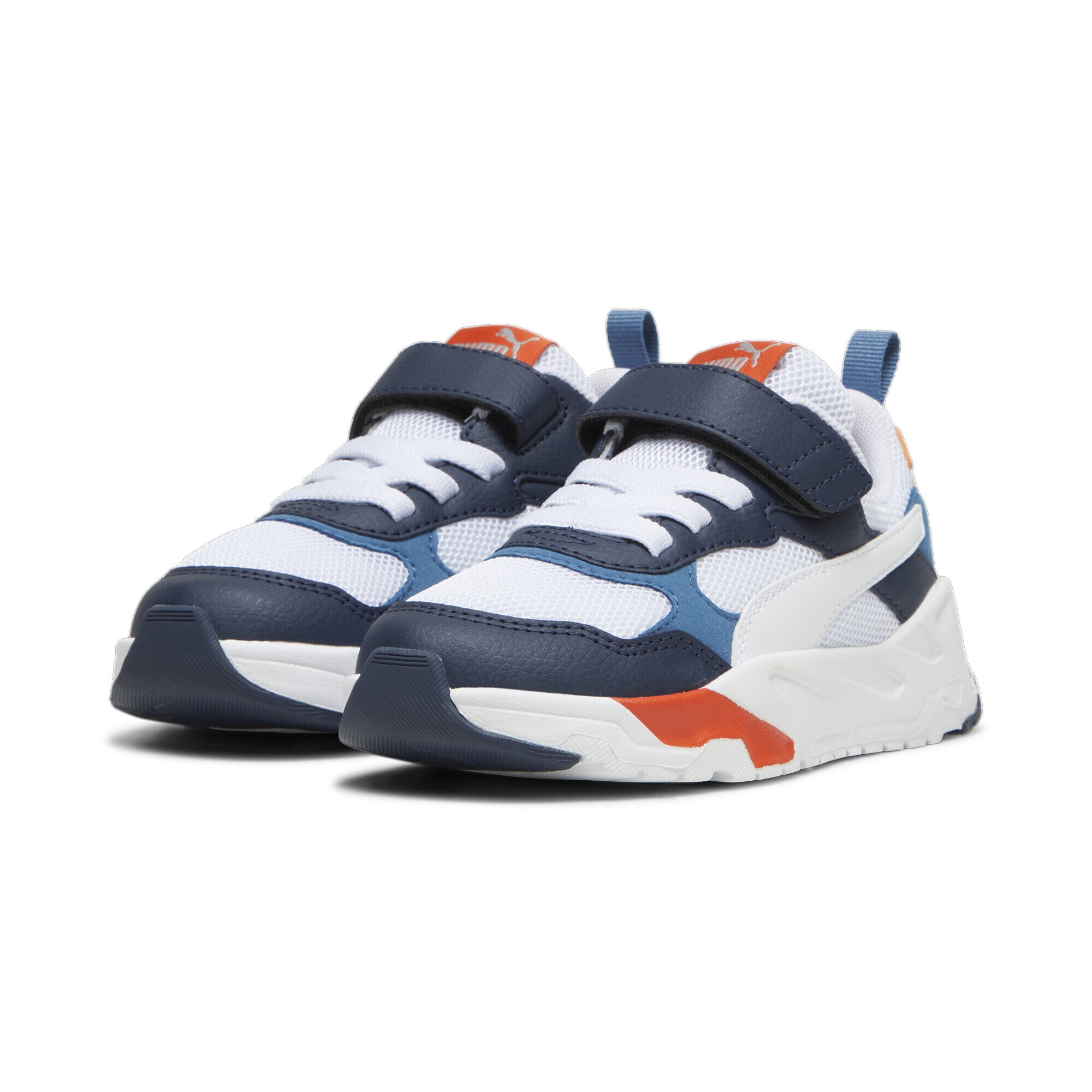 PUMA Sneaker  albastru închis / portocaliu închis / alb
