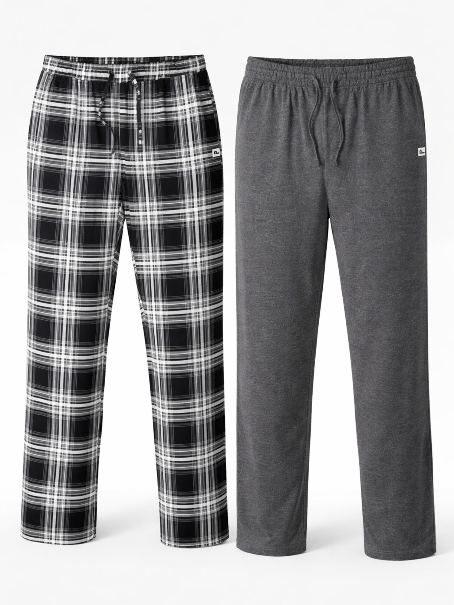 PANTONECLO Pijama largo 'Pantoneclo Men’s Night Wear Long Pajama- 2 PCS' negro