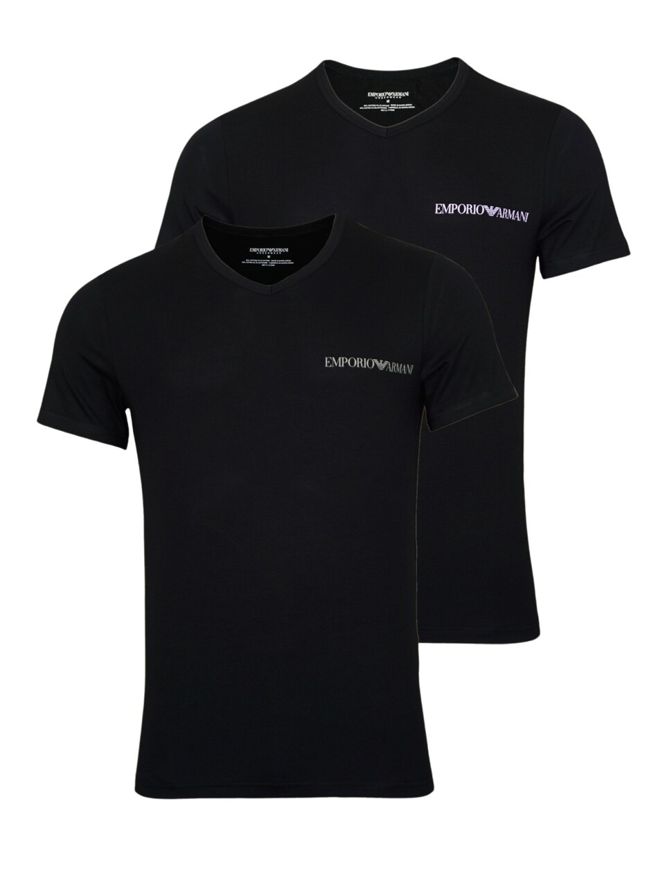 T-shirt ljusgrå / svart