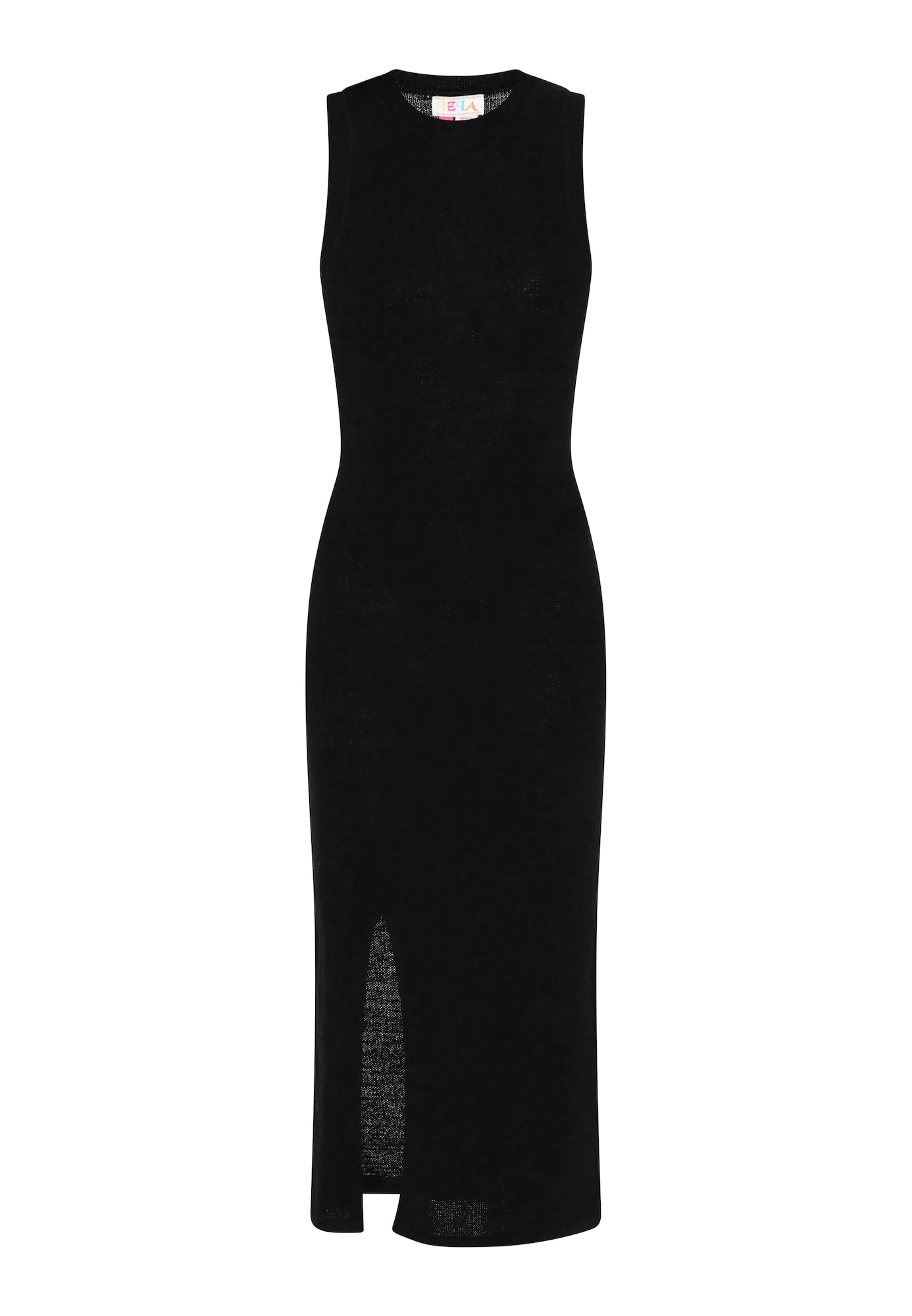 IZIA Vestido de punto 'Boho'  negro