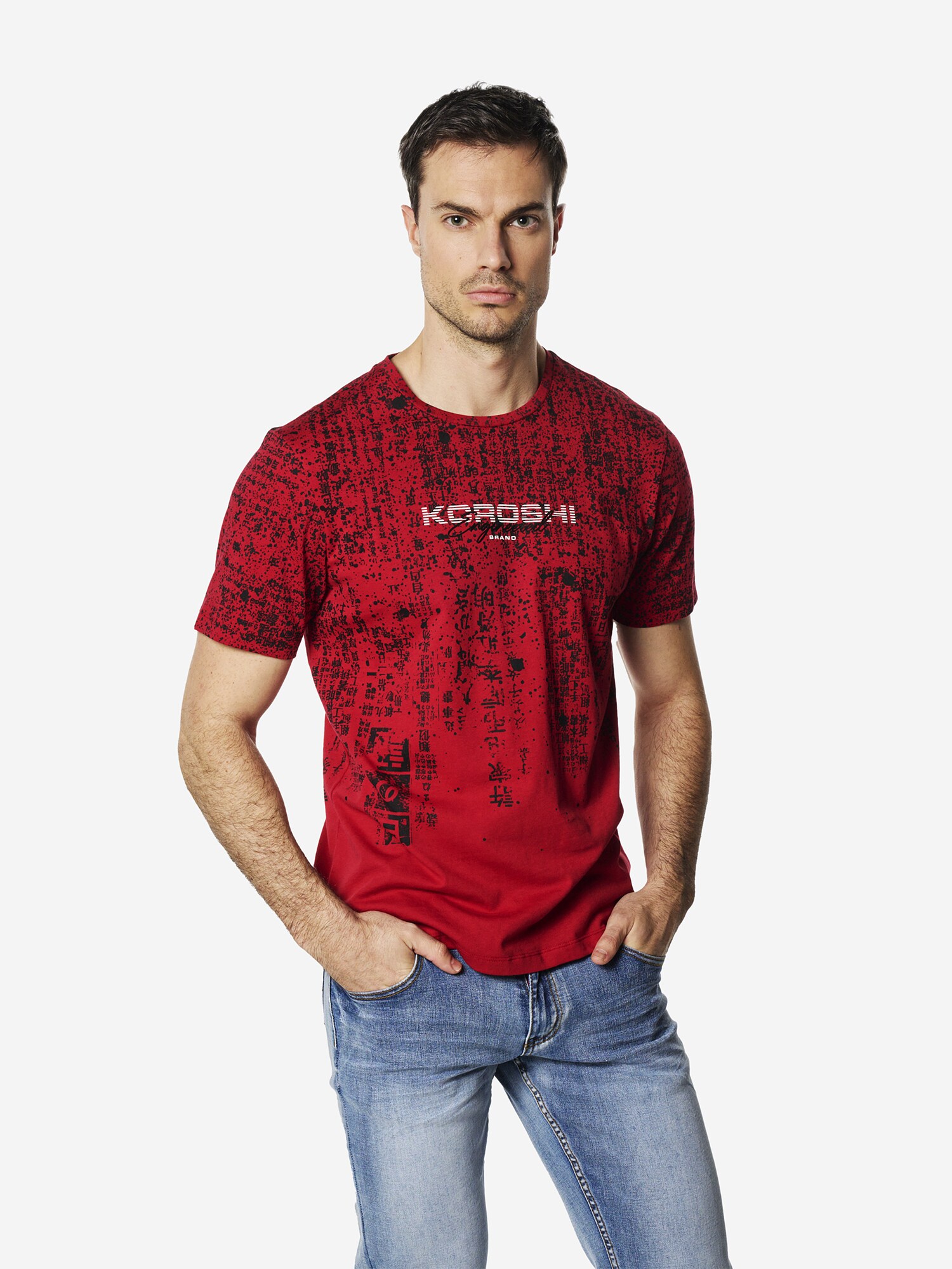 Apreciat pentru bărbați tricou de la KOROSHI