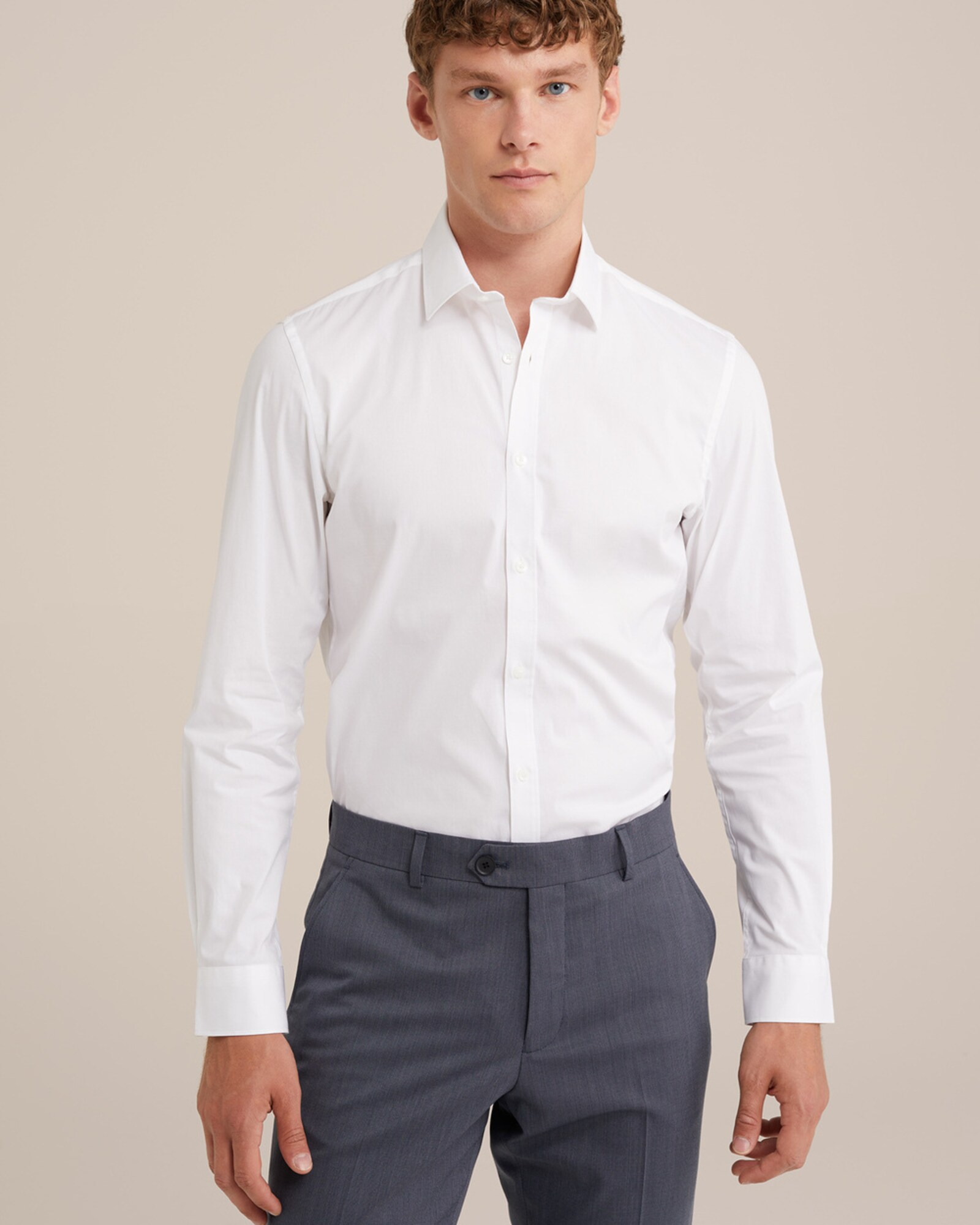 WE Fashion Cămașă  alb