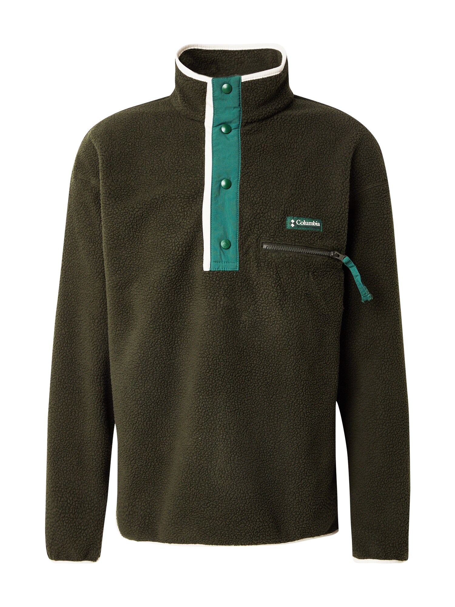 Columbia Pulovere Sport 'Helvetia Ii' Oliv / Verde Smarald / Alb-image