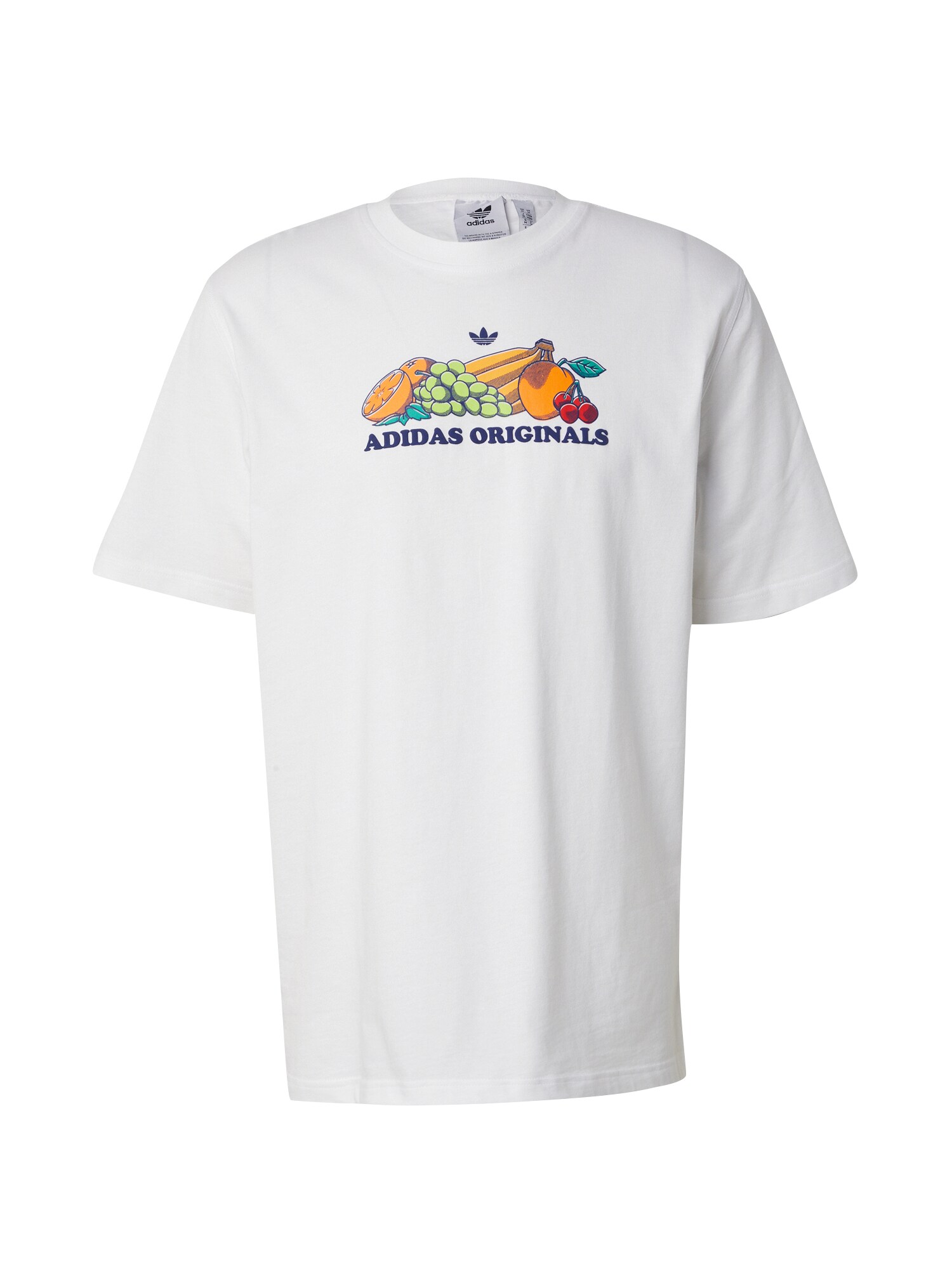 ADIDAS ORIGINALS Tričko 'FRUITSALAD' tmavomodrá / svetlozelená / oranžová / biela