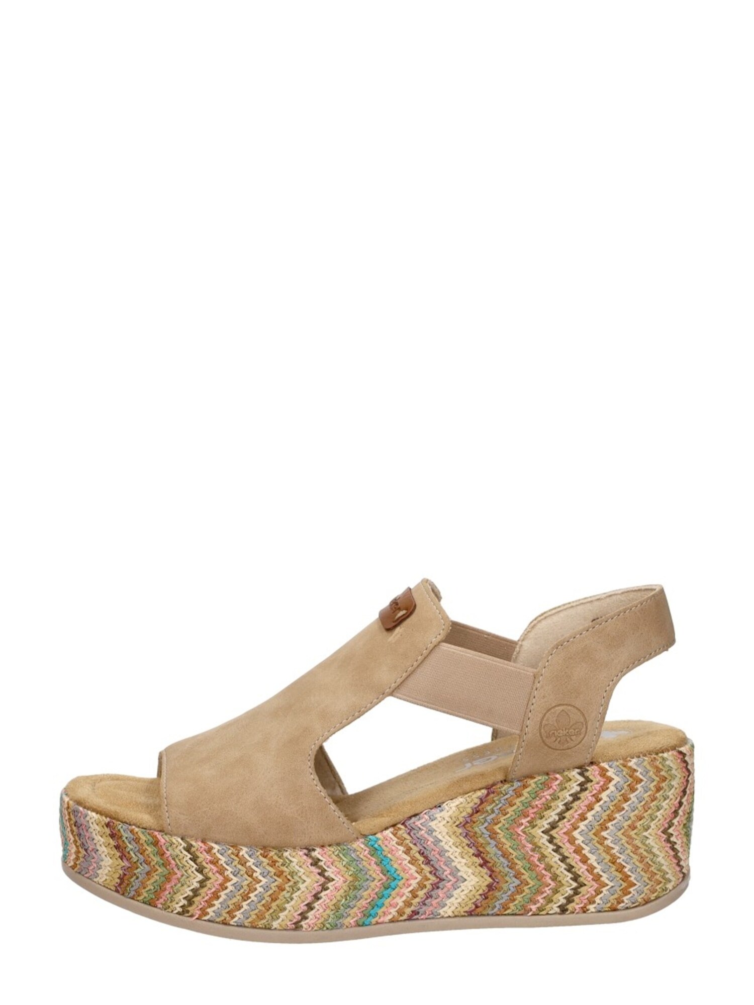 Rieker Sandaal 'Sandalen Hak' Beige