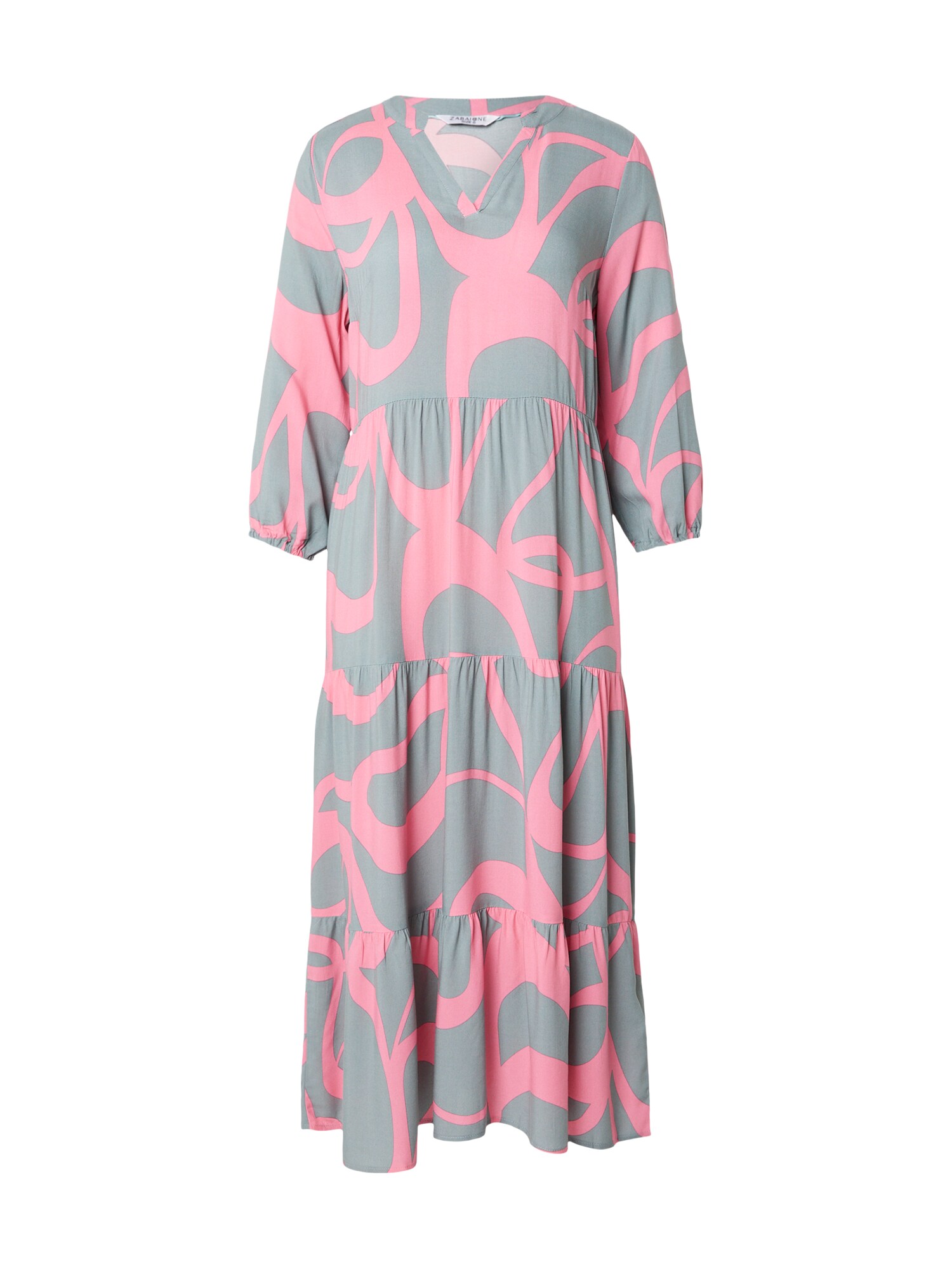 ZABAIONE Rochie tip bluză 'Em44ira'  verde pastel / roz