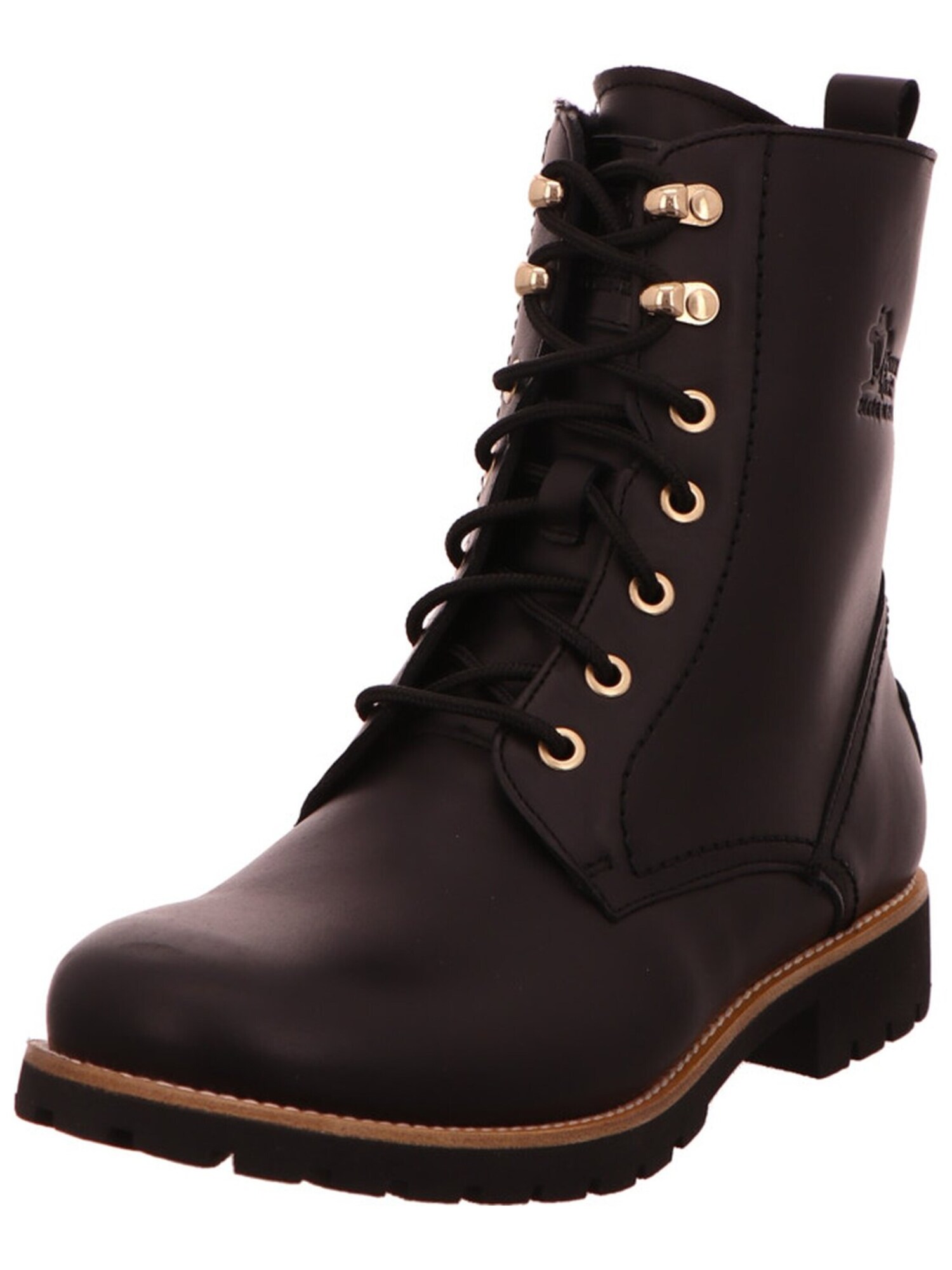 Panama Jack Boots 'Stiefel Damen Fara Igloo Trav B1 Echtleder In Schwarz' Zwart