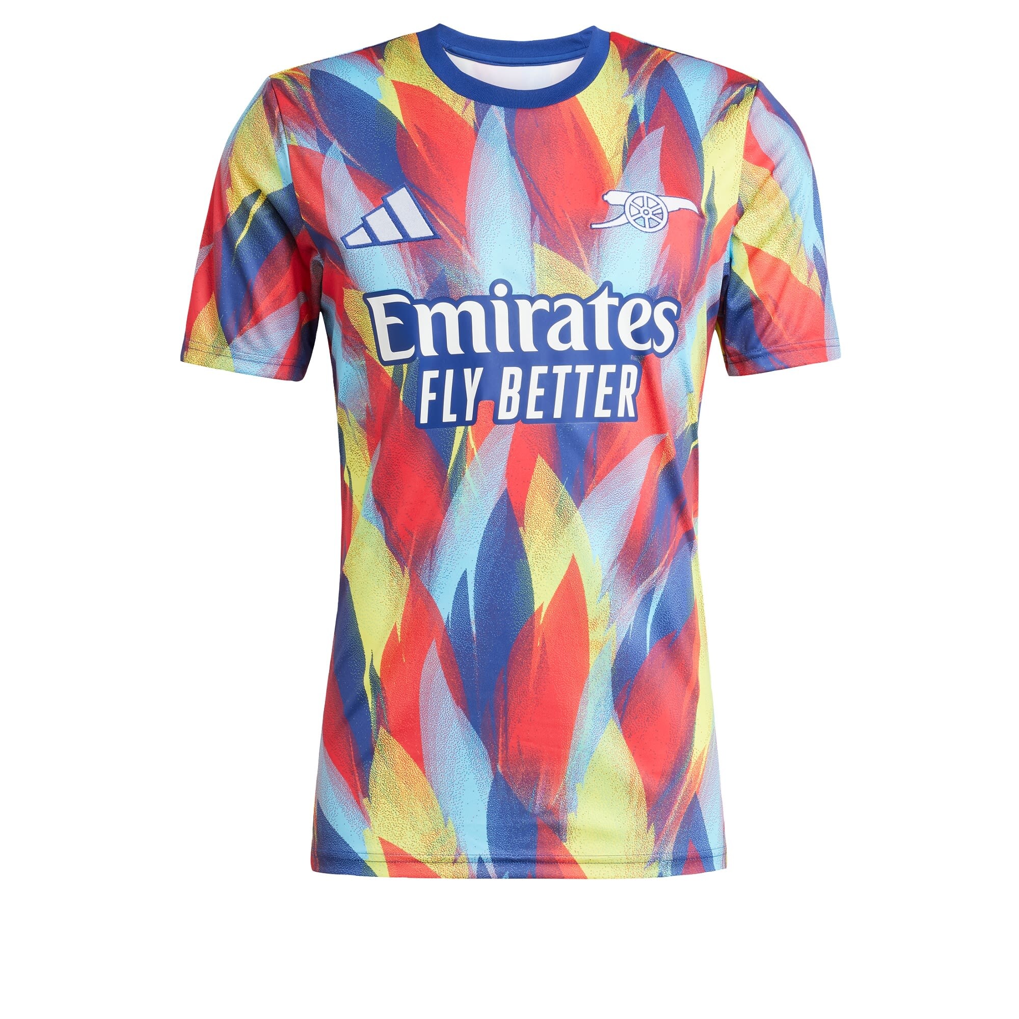 ADIDAS PERFORMANCE Camiseta funcional 'Arsenal 25/26 Pre-Match' azul / amarillo / rojo / blanco