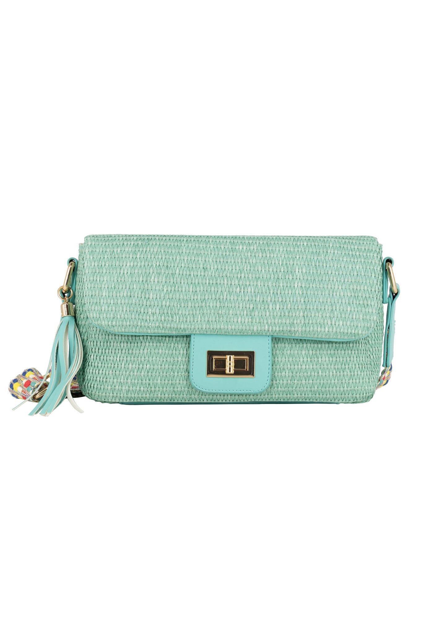 IZIA Bolso de hombro turquesa