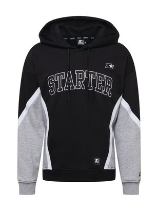 Starter Black Label Sweatshirt Grijs gemêleerd / Zwart / Wit