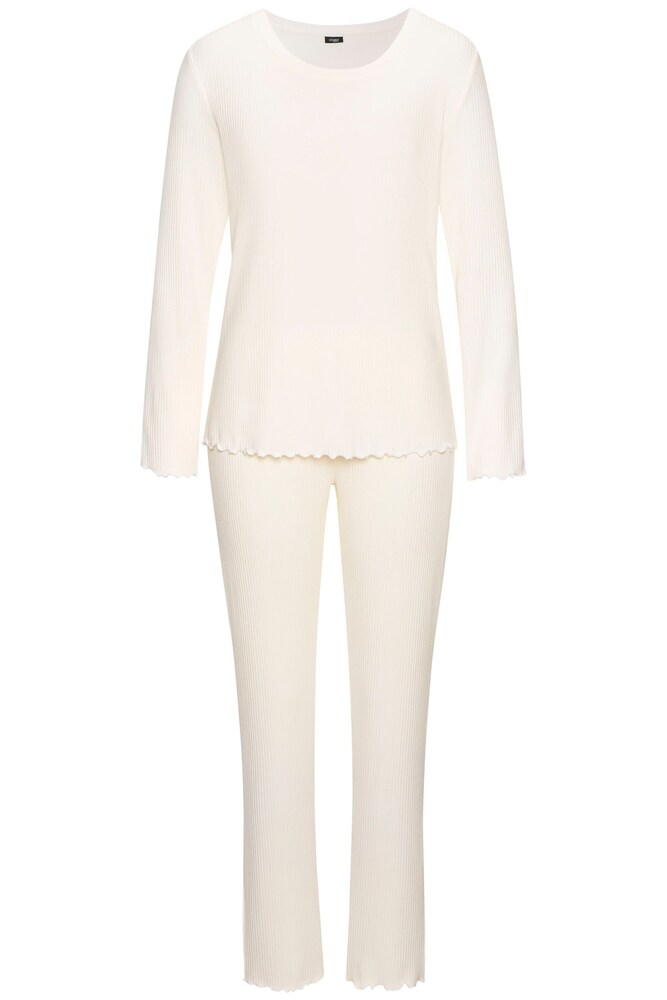 VIVANCE Pyjama Damen Größe L wollweiß Winterkleid