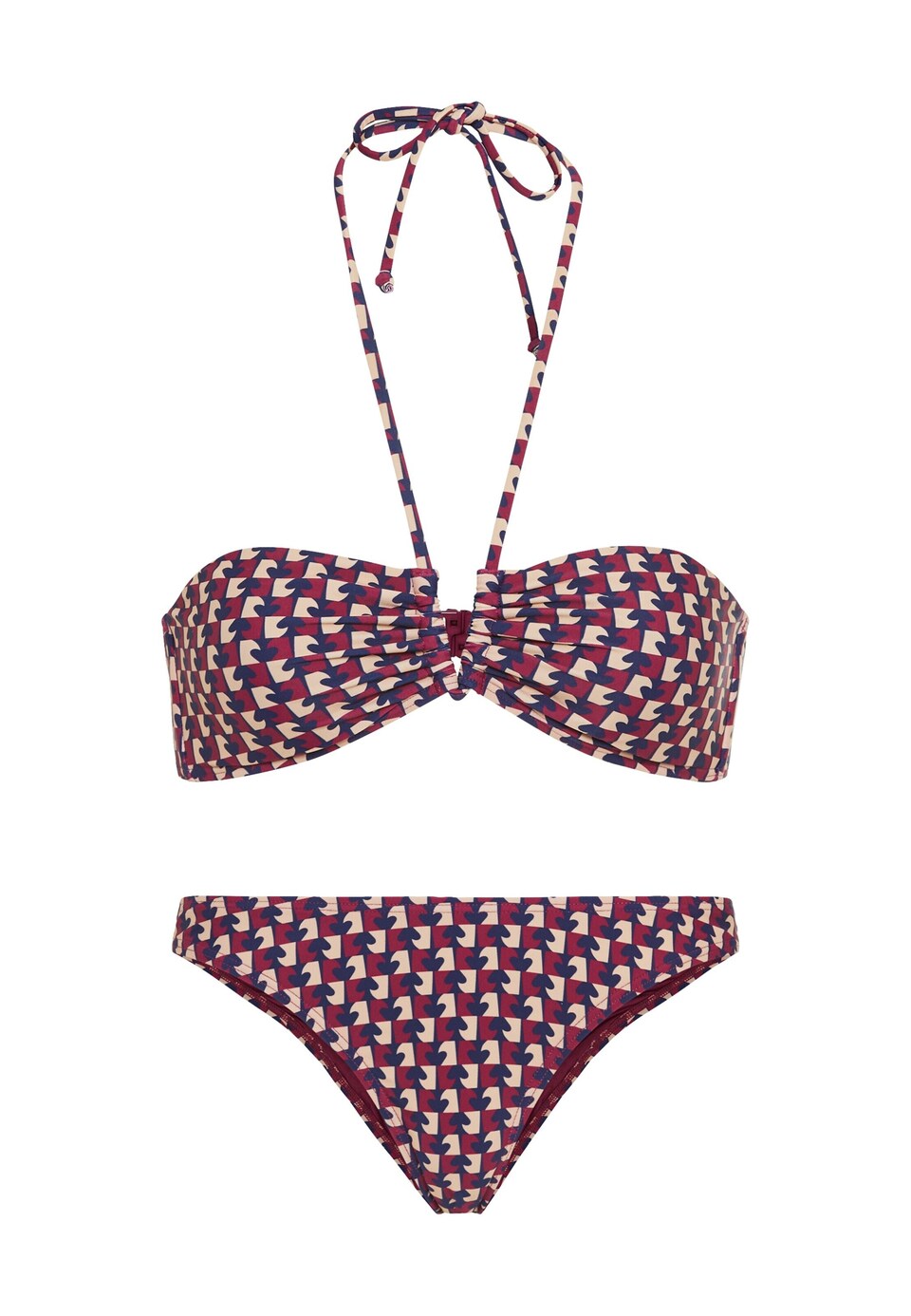 Bikini kräm / marinblå
