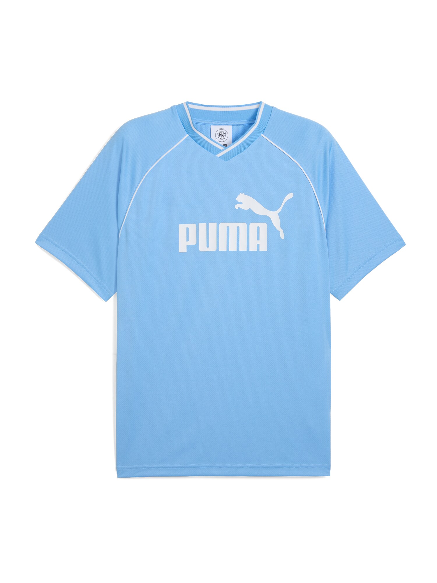 PUMA Póló 'ESS'  világoskék / fehér akciós termékkép 1