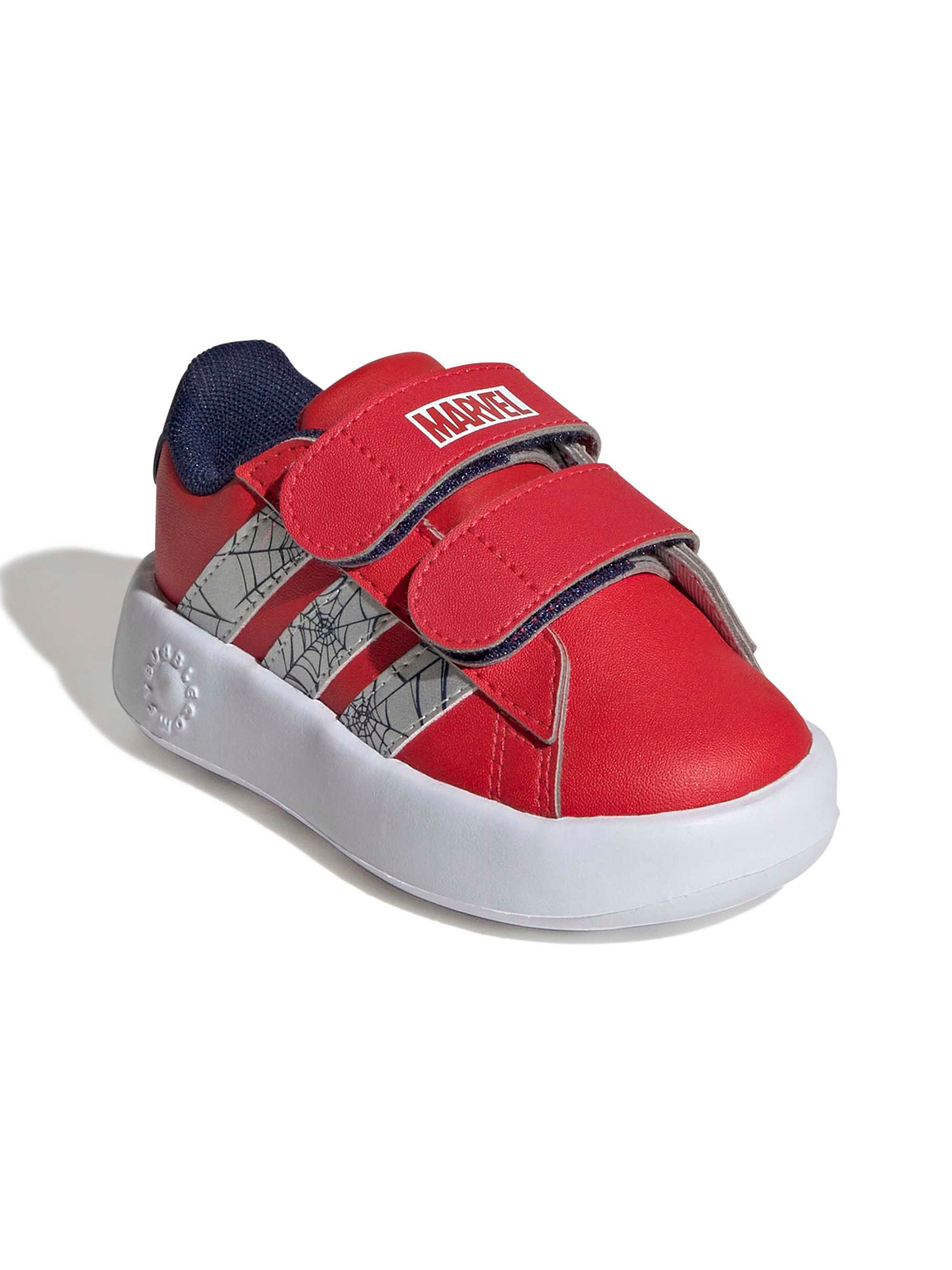 ADIDAS SPORTSWEAR Tenisky 'GRAND COURT SPIDER-MAN'  námornícka modrá / červená / strieborná