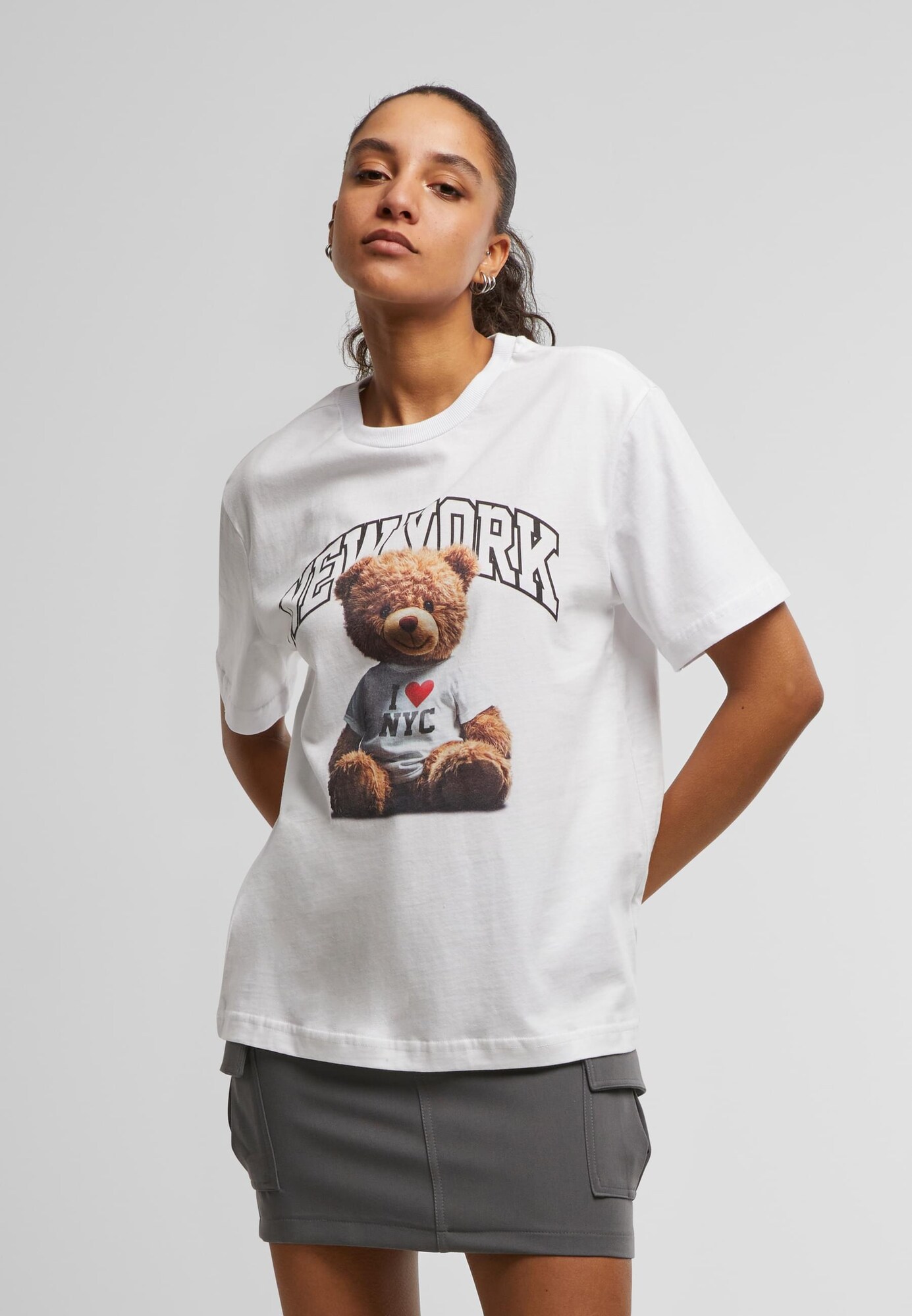 Thumbnail - T-Shirt 'New York College Wording Bear'
