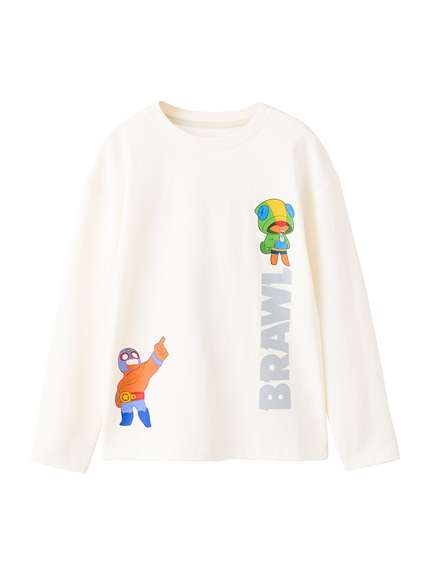 MANGO KIDS Tricou Brawbraw  albastru / verde deschis / portocaliu / alb murdar