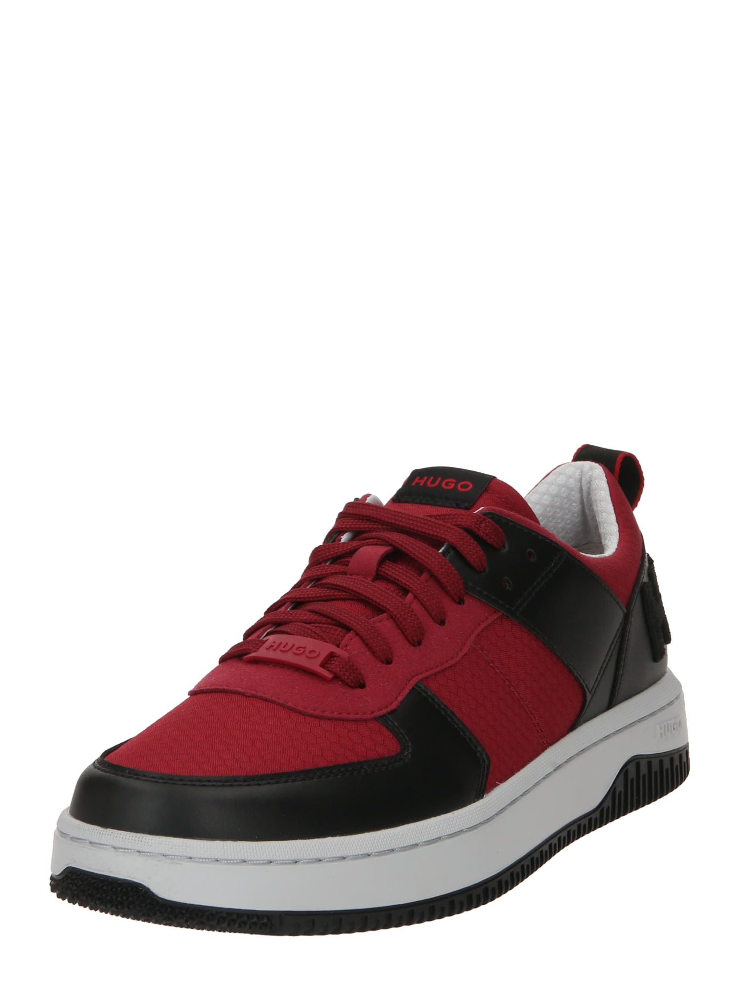 HUGO Red Sneaker low 'Kilian'  roşu închis / negru