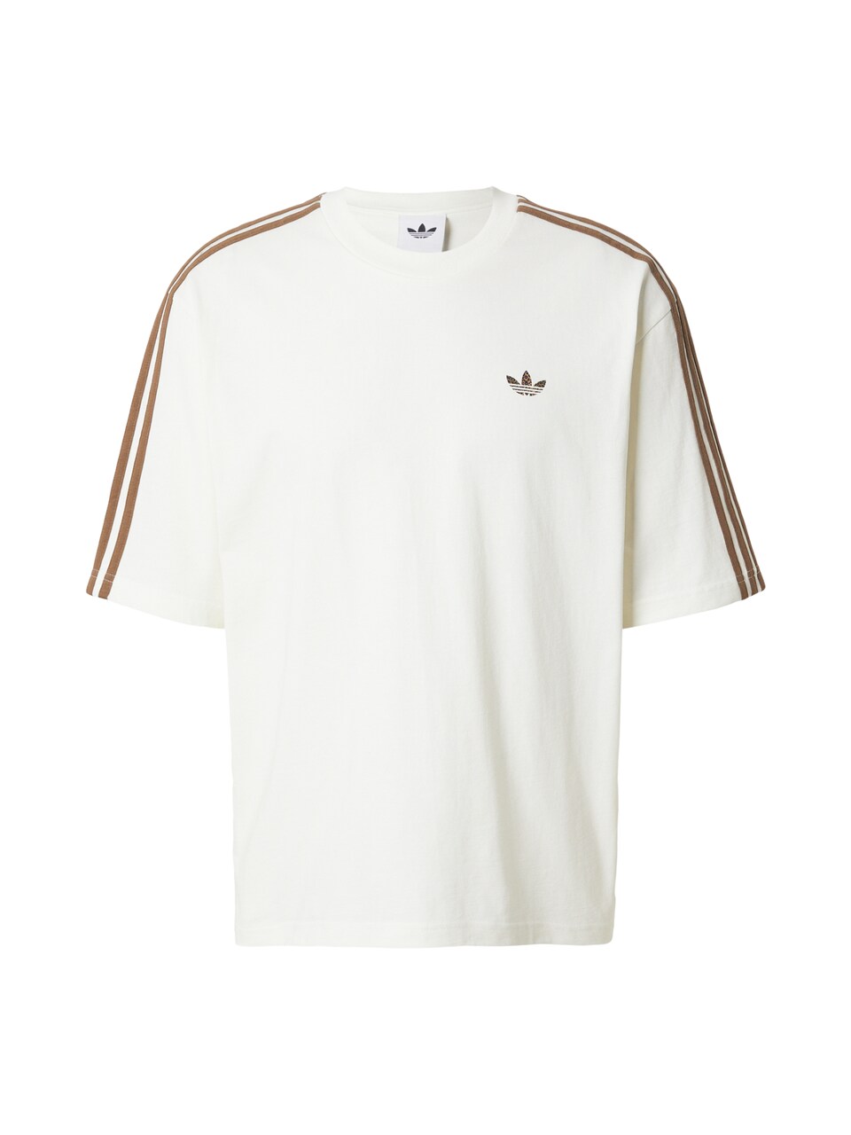 T-shirt 'LEO INFILL' ljusbrun / grafit / svart