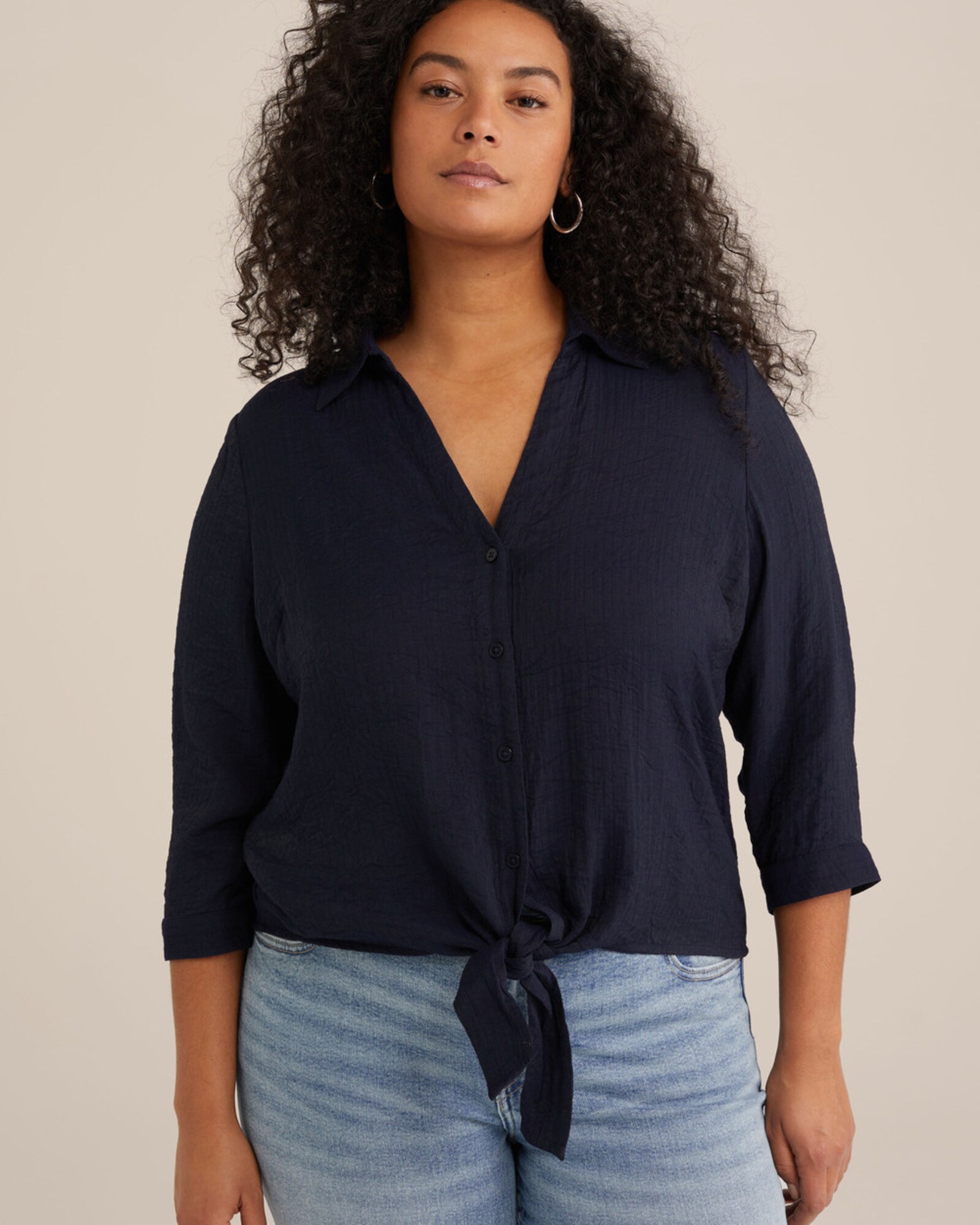WE Fashion Blúz  éjkék termék 2. képe