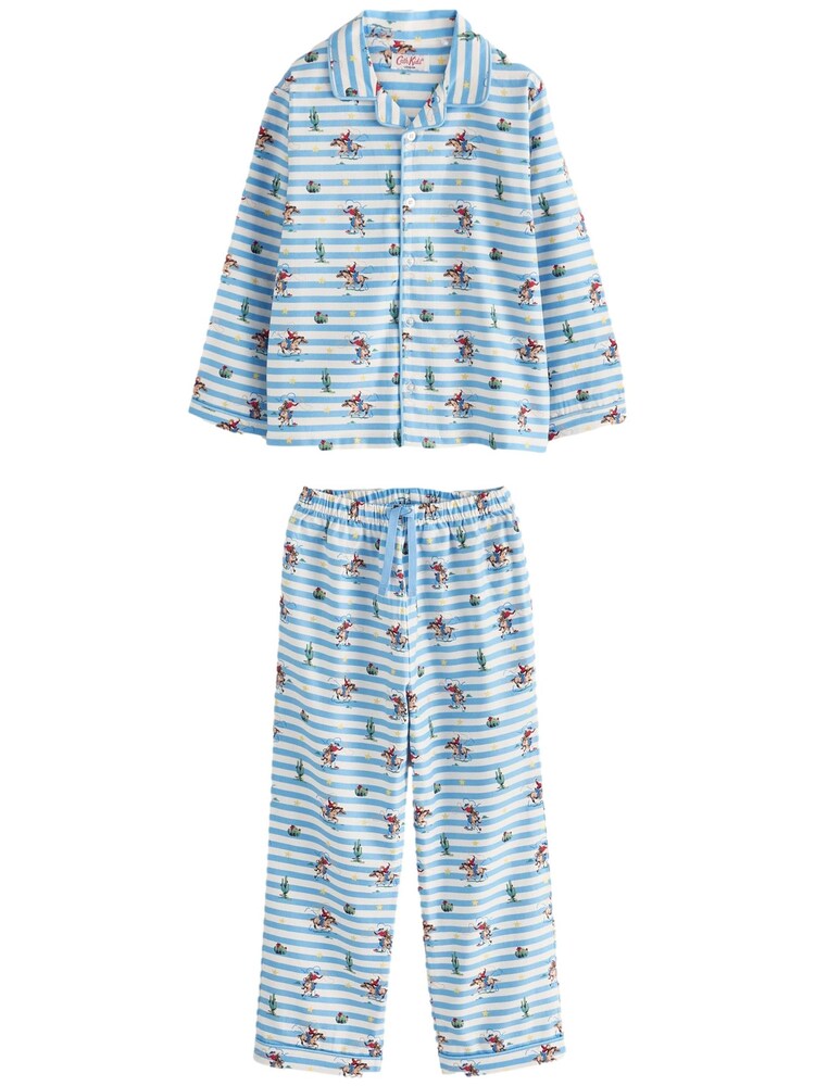 Next Schlafanzug Jungen Größe 104 hellblau / grün / rot / weiß