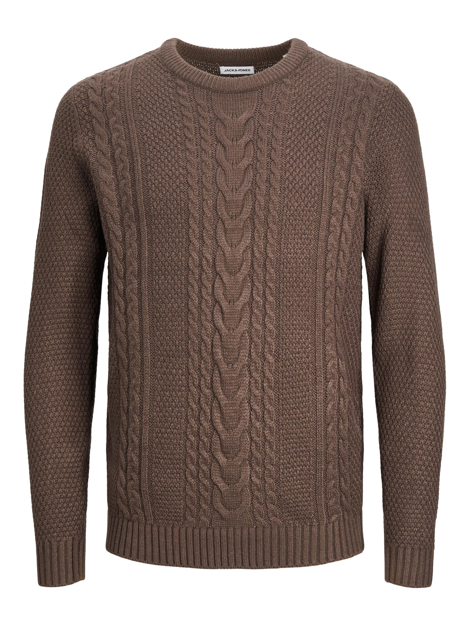 JACK & JONES Sveter 'Craig'  hnedá