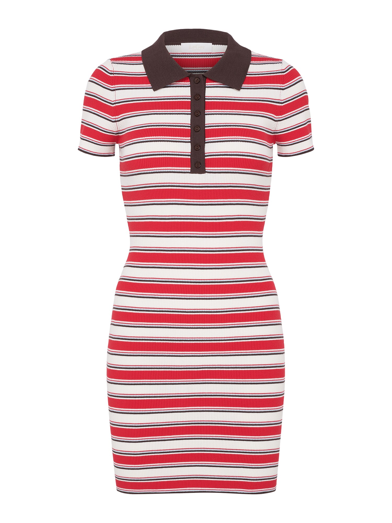 LeGer by Lena Gercke Rochie Elenia  albastru pastel / maro închis / roșu / alb