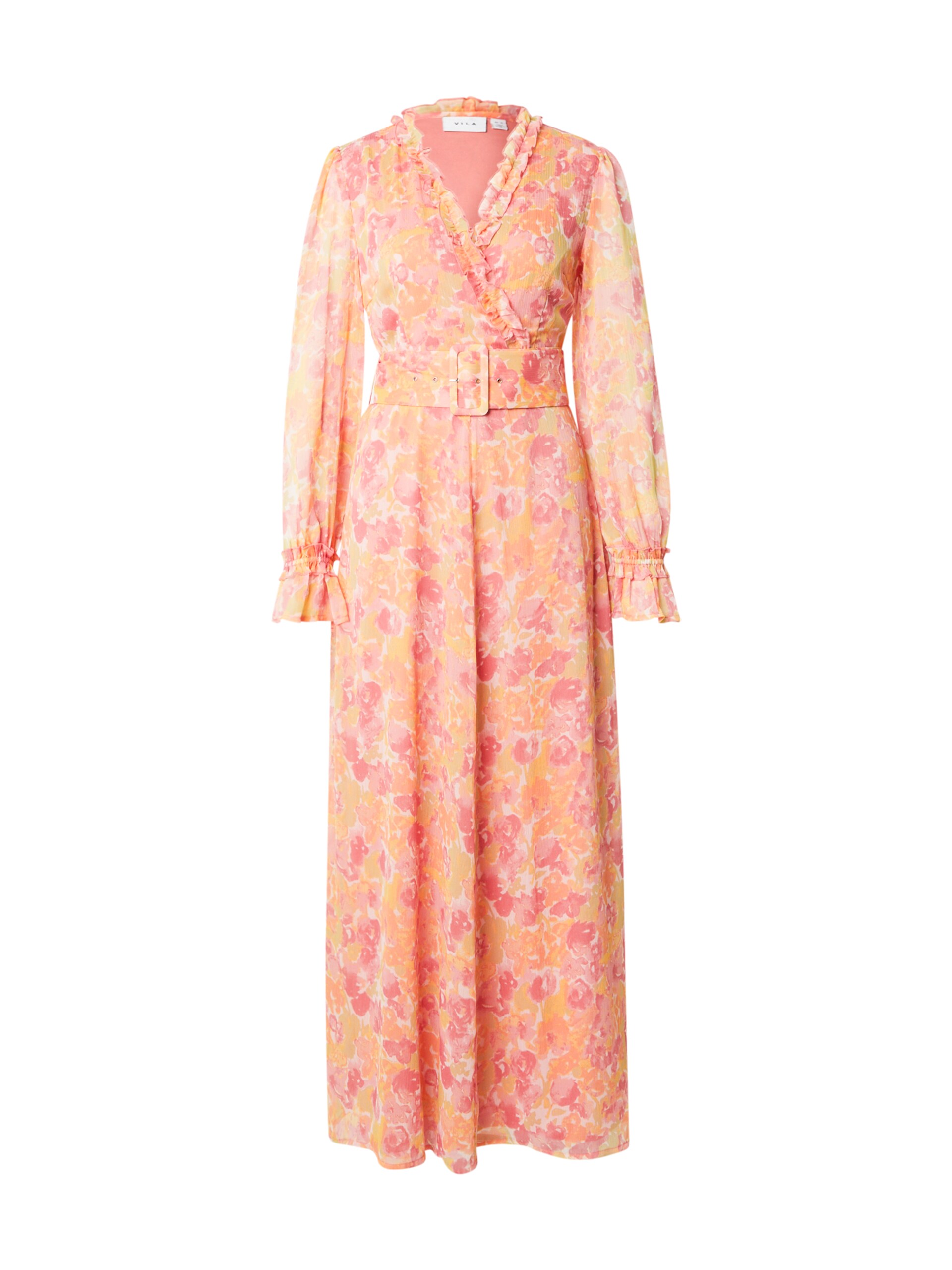 VILA Viemma L/S BELT MAXI DRESS BEL klänningar dam – bild 4