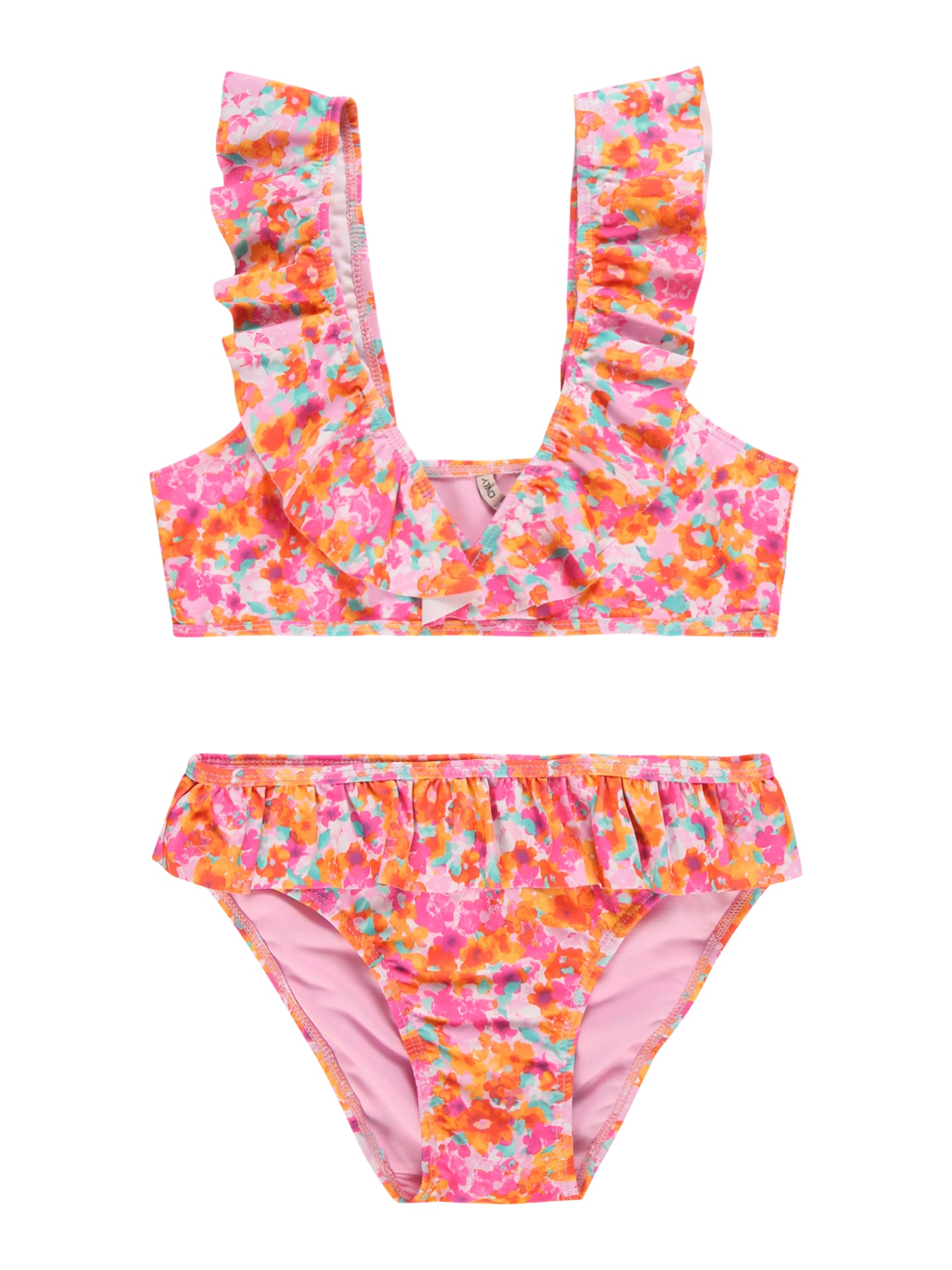 KIDS ONLY Bikini 'TIKKA'  világoszöld / narancs / rózsaszín / sötét-rózsaszín