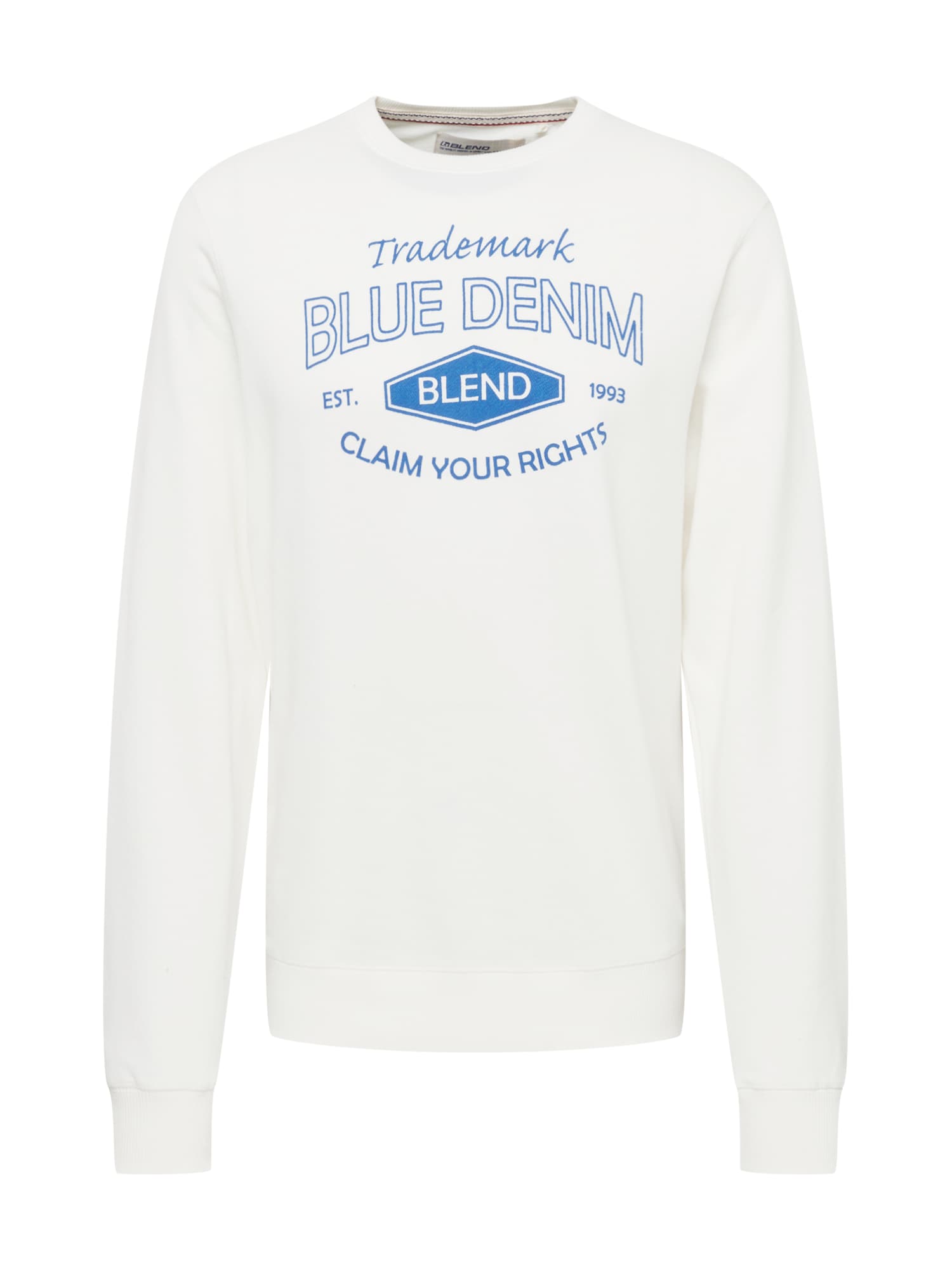 Blend BLEND Sweatshirt blau / weiß