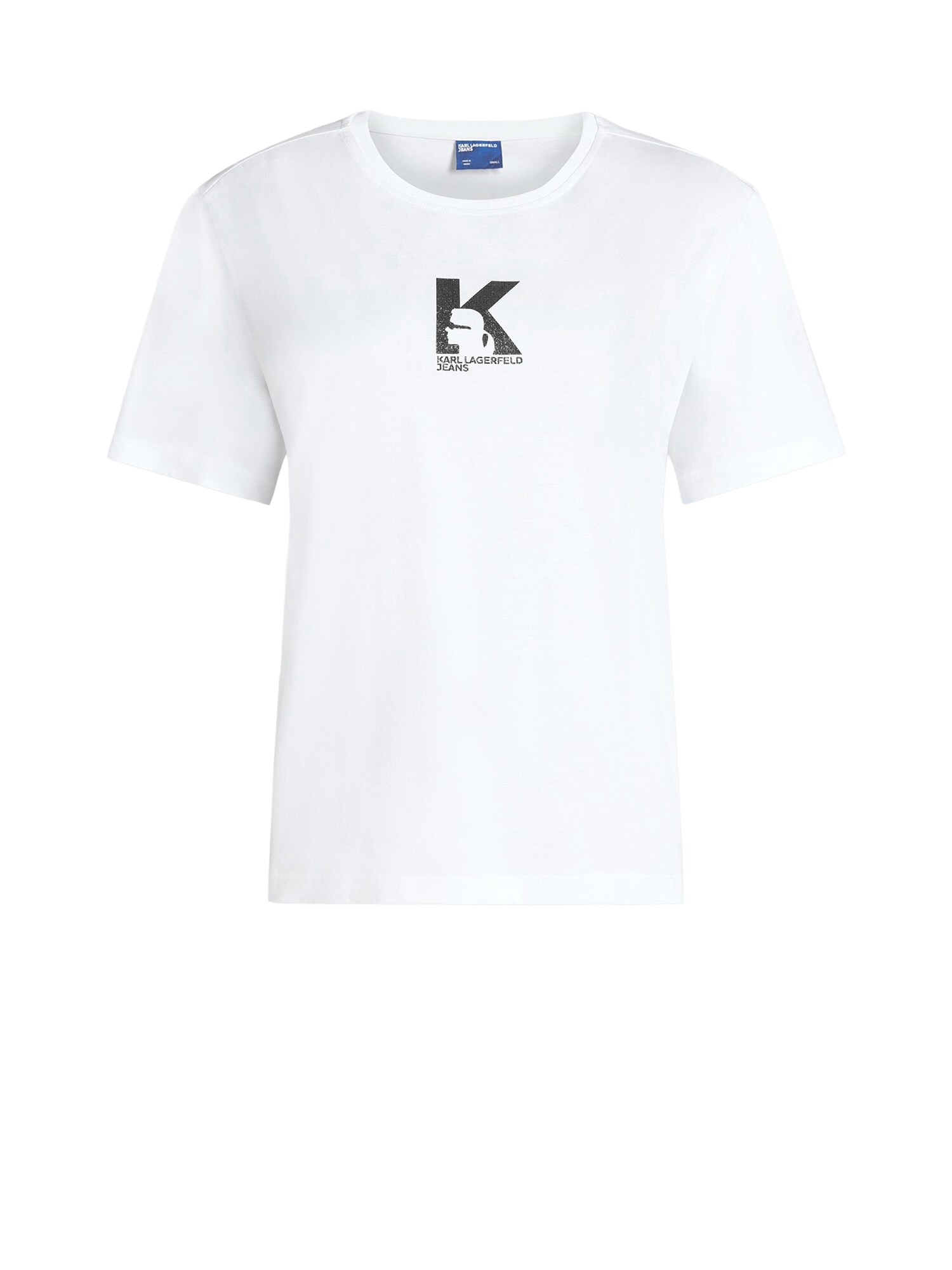 KARL LAGERFELD JEANS Tricou negru / alb