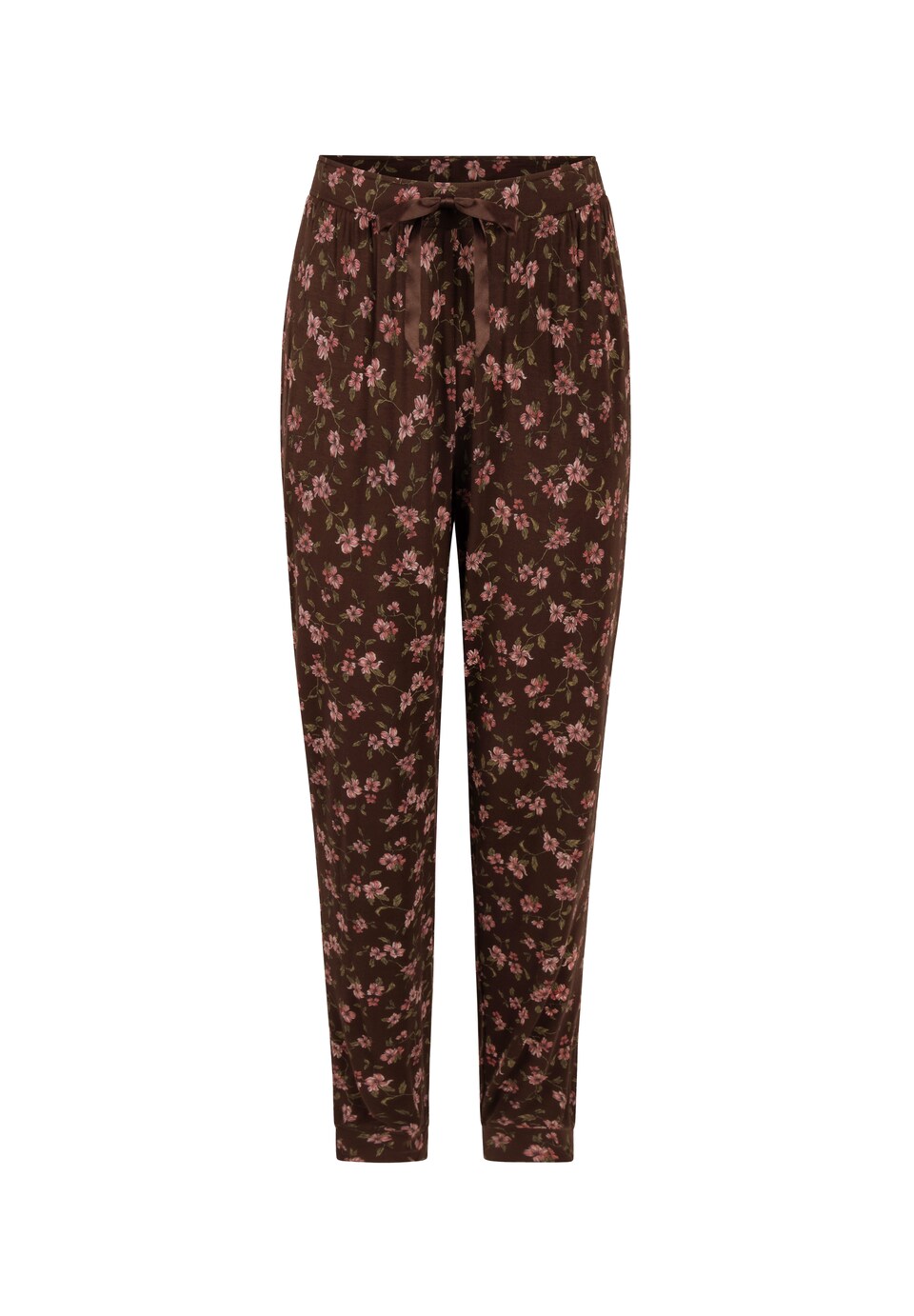 Pyjamasbyxa kräm / brun / oliv