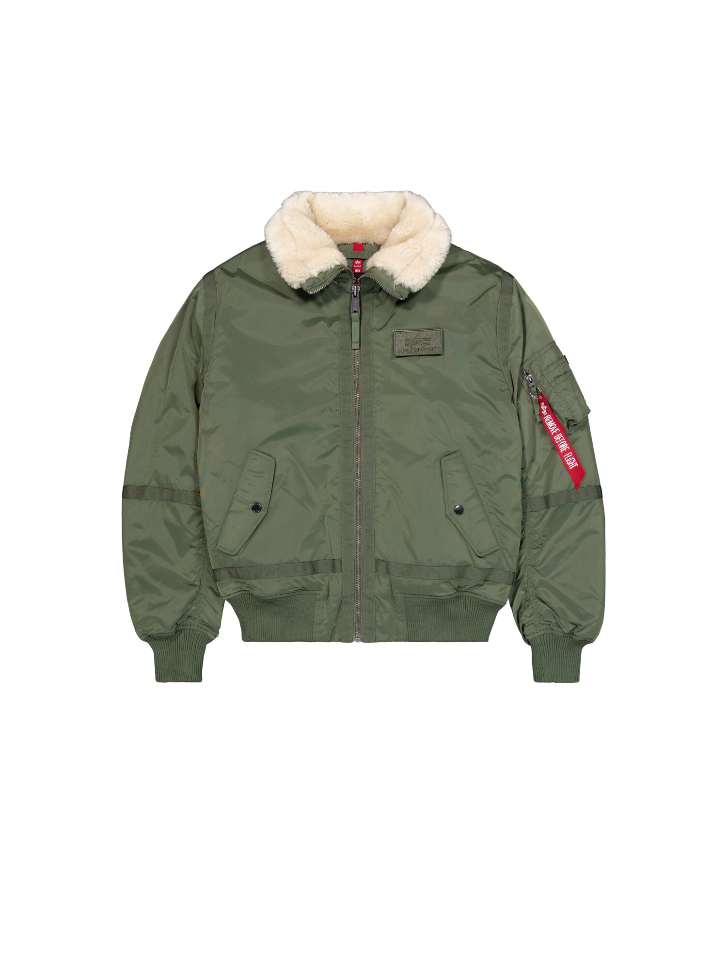 ALPHA INDUSTRIES Prechodná bunda 'B15-3 TT'  zelená